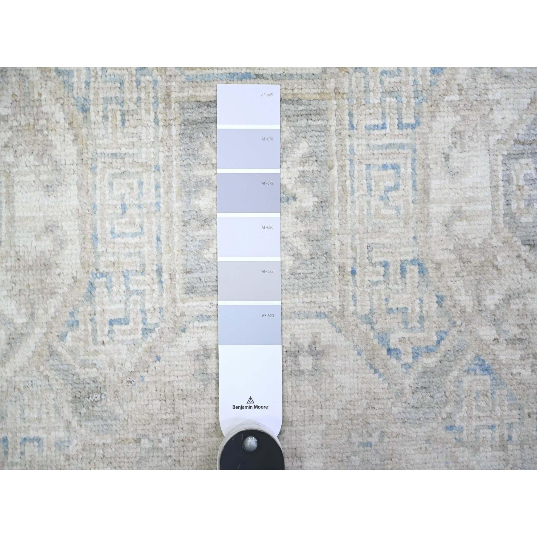 Oushak-And-Peshawar-Hand-Knotted-Rug-371525