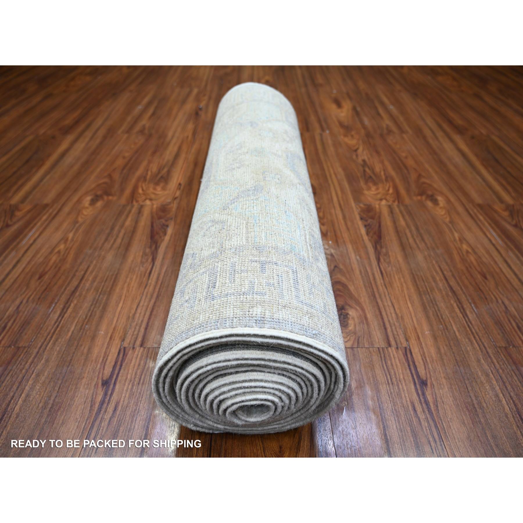 Oushak-And-Peshawar-Hand-Knotted-Rug-371525