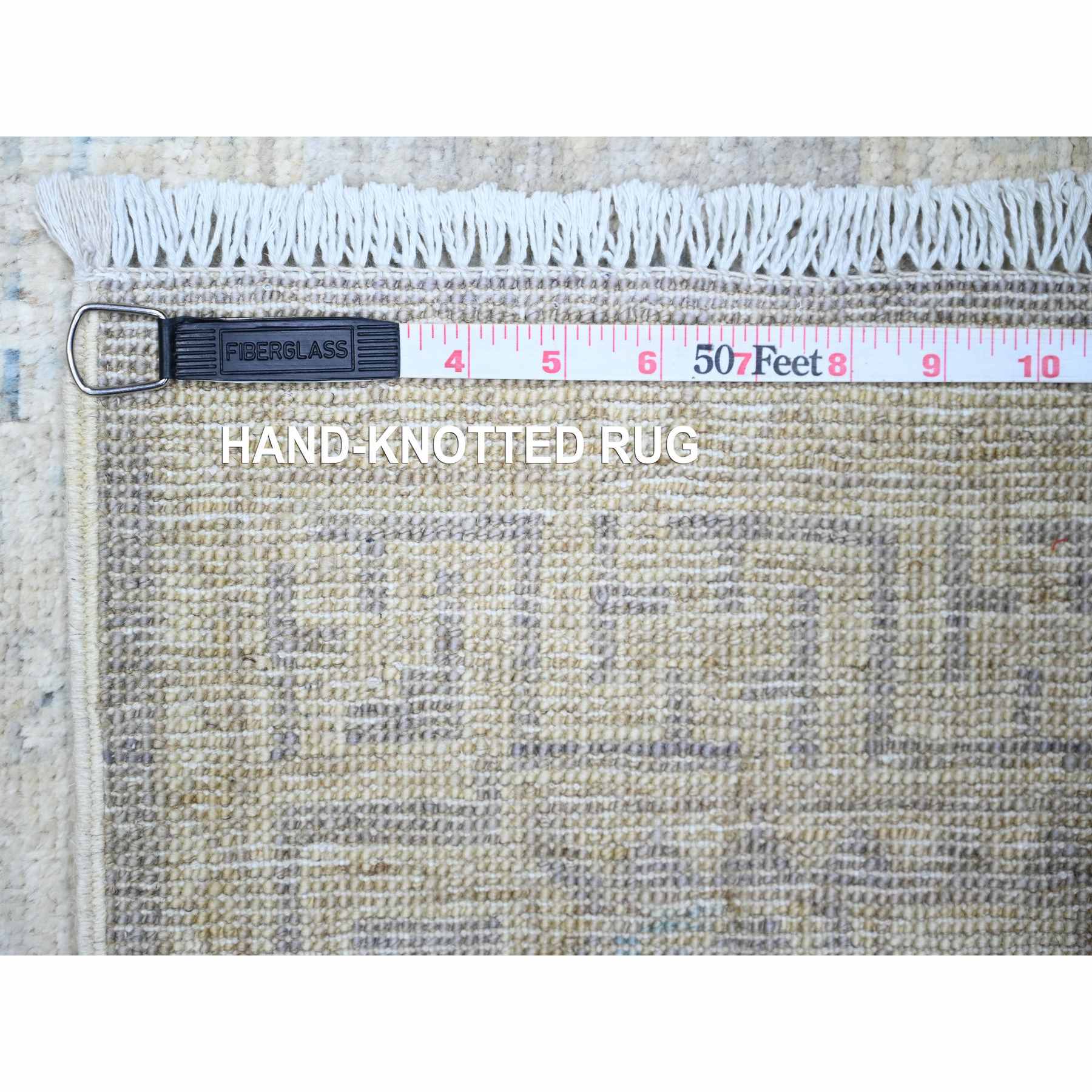 Oushak-And-Peshawar-Hand-Knotted-Rug-371525