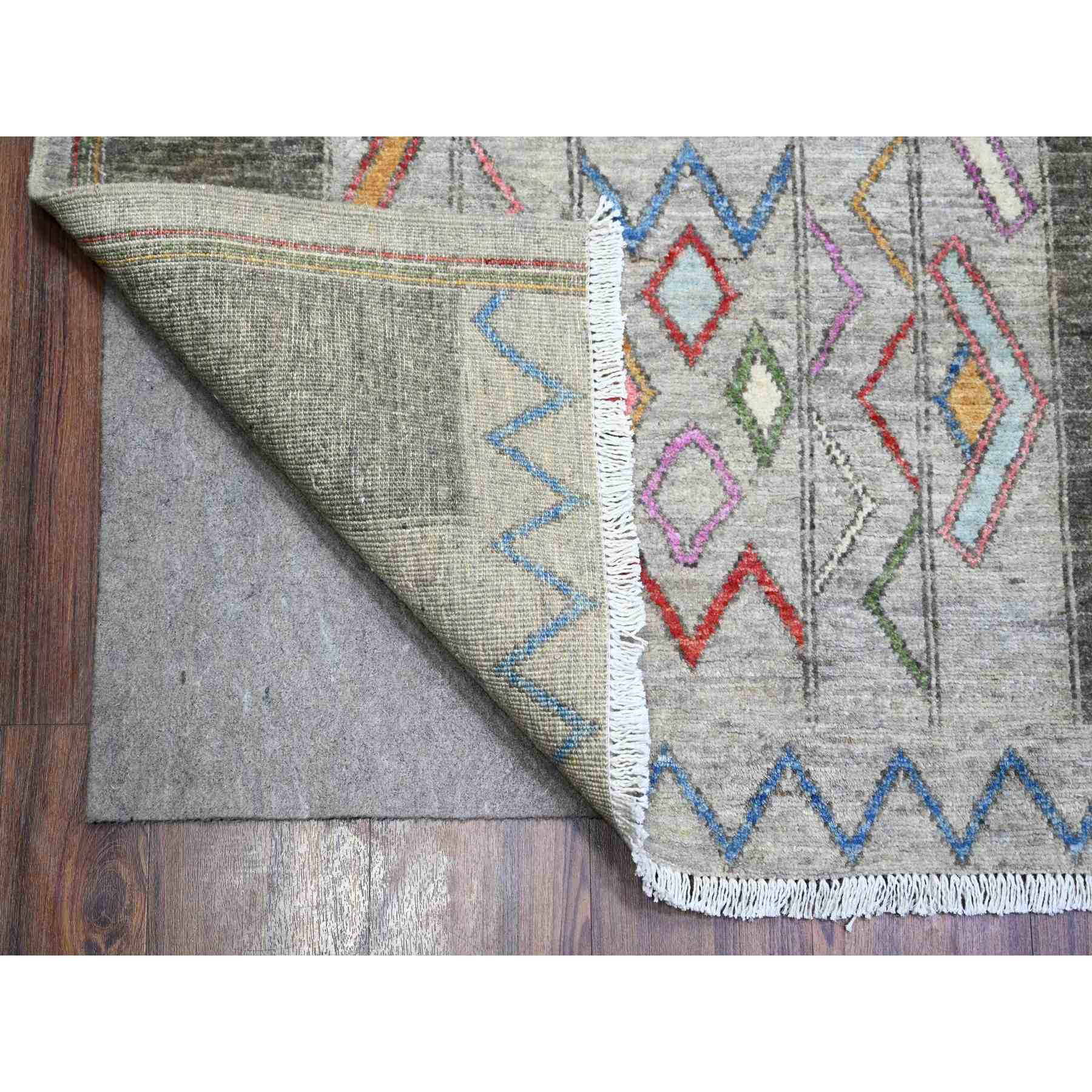 Oushak-And-Peshawar-Hand-Knotted-Rug-371645