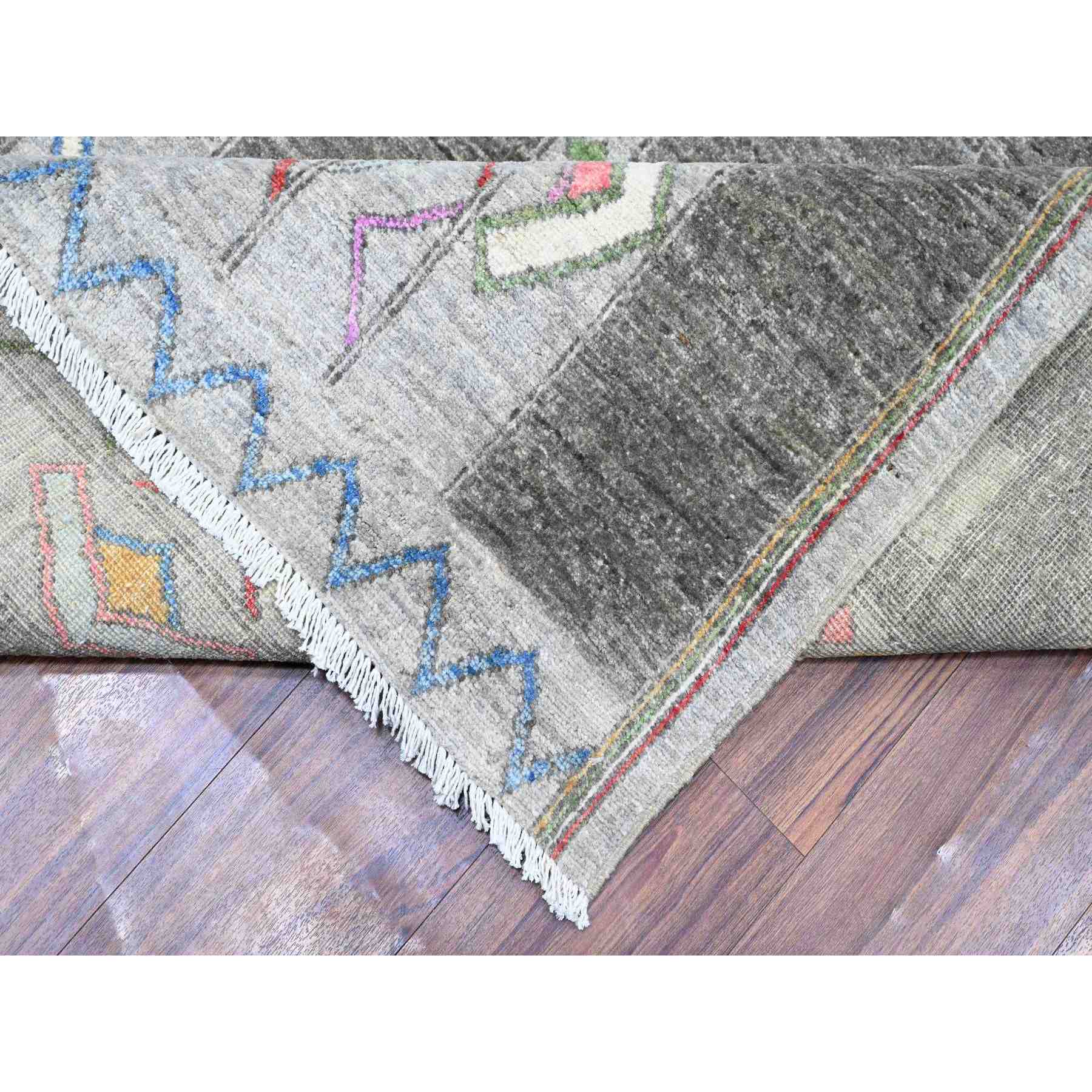Oushak-And-Peshawar-Hand-Knotted-Rug-371645