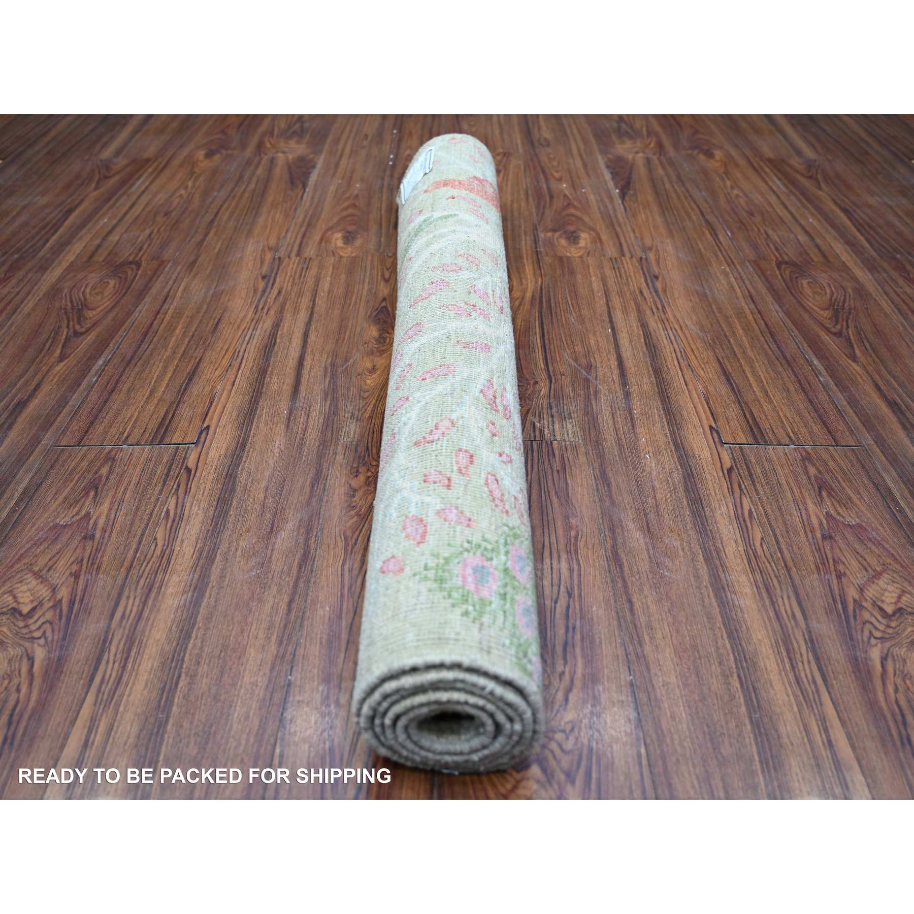 Oushak-And-Peshawar-Hand-Knotted-Rug-371735