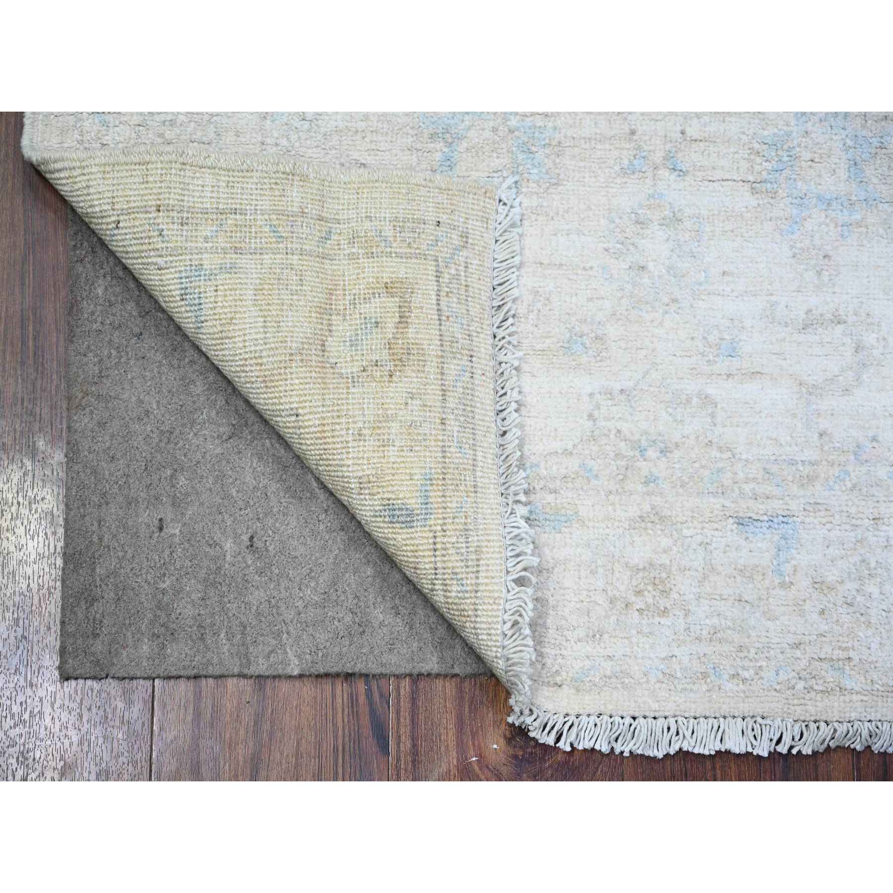 Oushak-And-Peshawar-Hand-Knotted-Rug-371845
