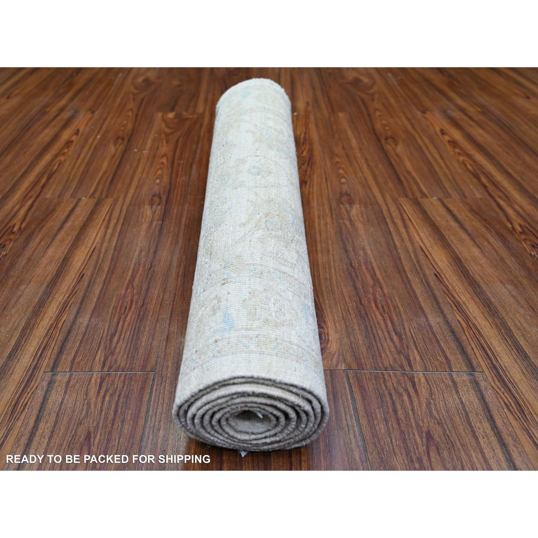 Oushak-And-Peshawar-Hand-Knotted-Rug-371845