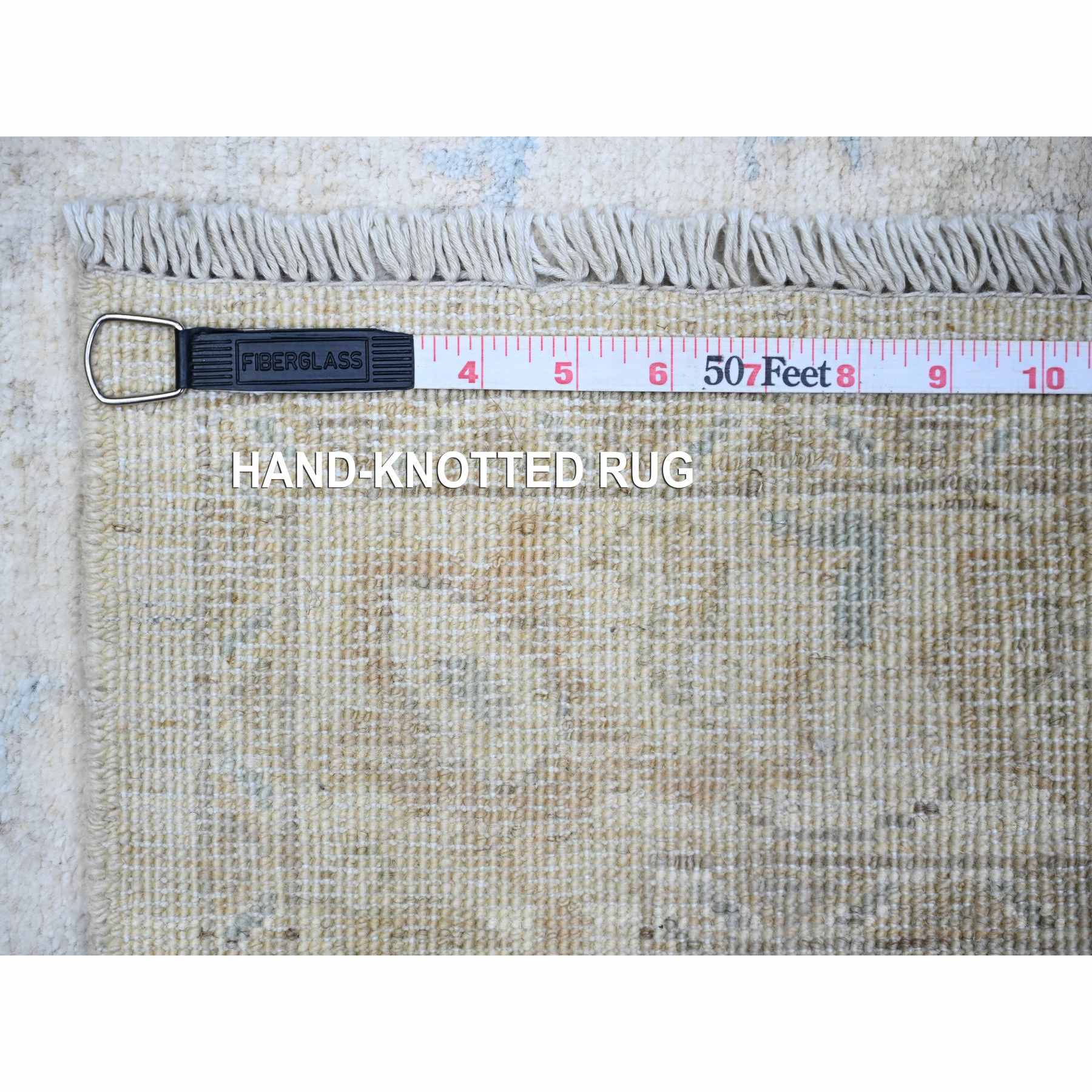 Oushak-And-Peshawar-Hand-Knotted-Rug-371845