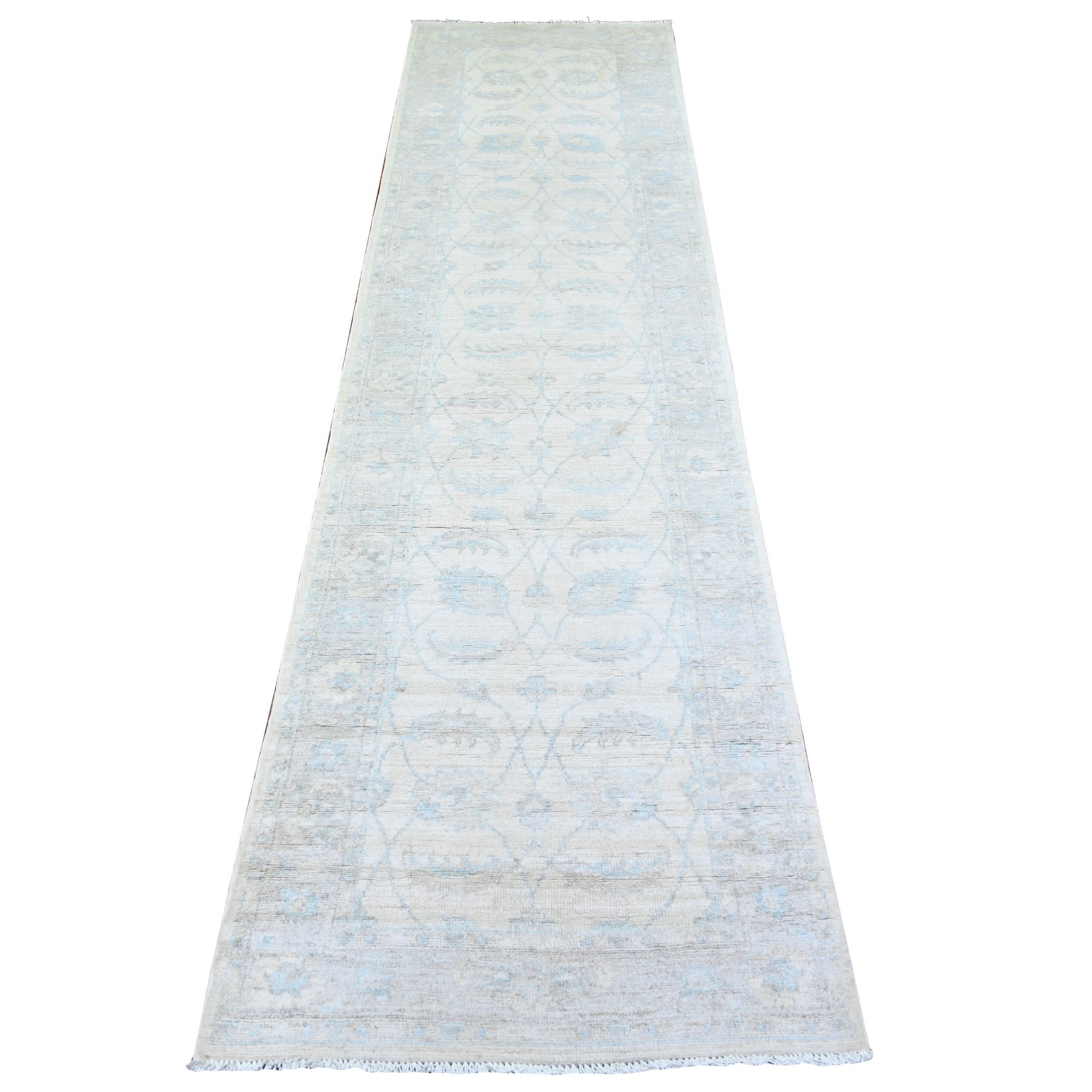 Oushak-And-Peshawar-Hand-Knotted-Rug-371855