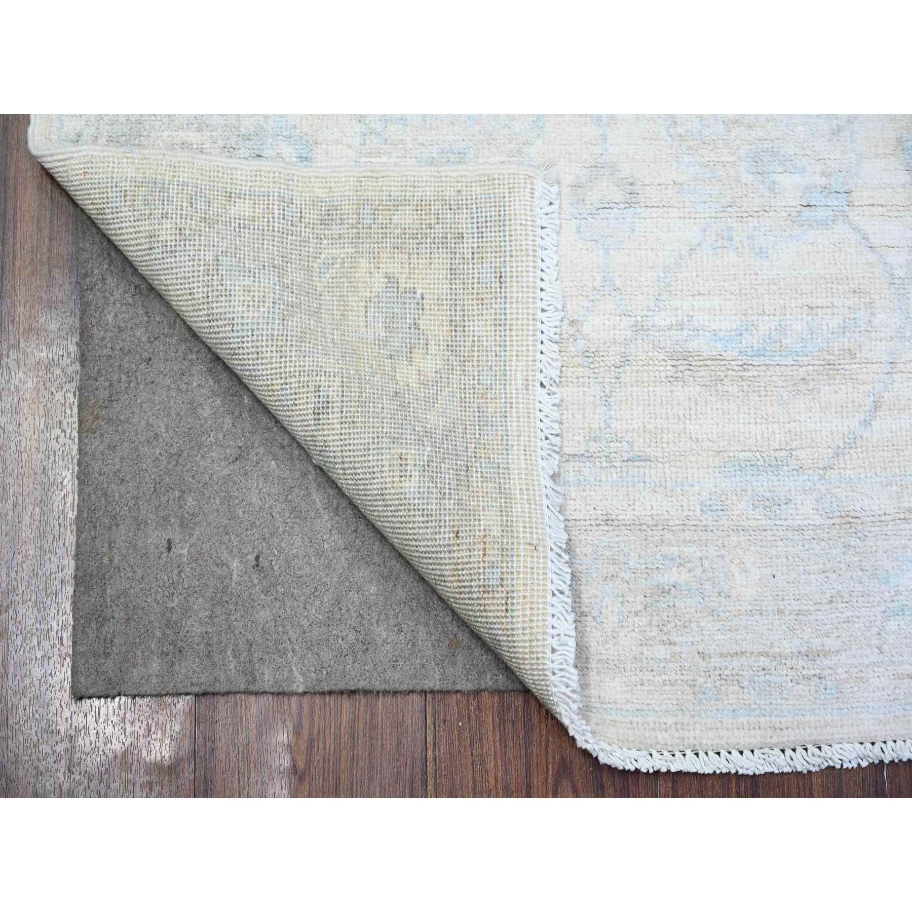 Oushak-And-Peshawar-Hand-Knotted-Rug-371855