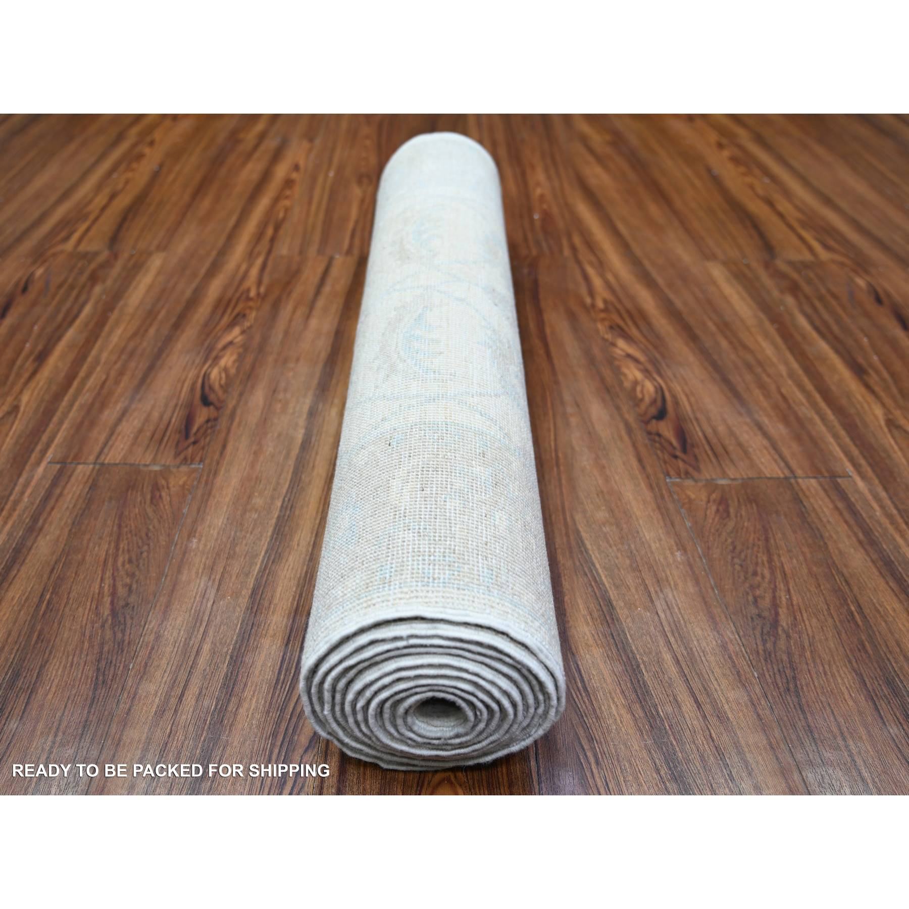 Oushak-And-Peshawar-Hand-Knotted-Rug-371855