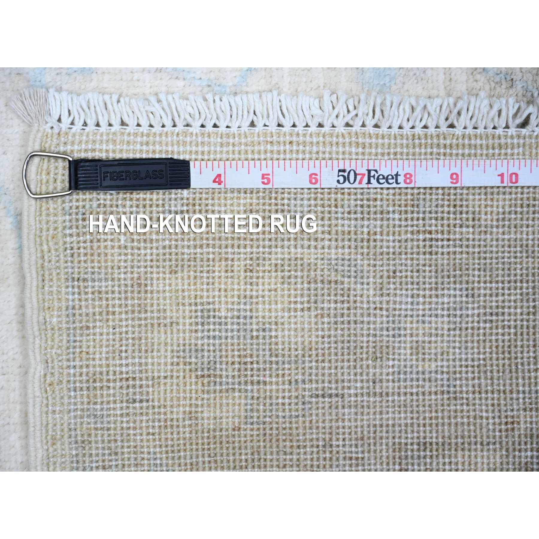 Oushak-And-Peshawar-Hand-Knotted-Rug-371855