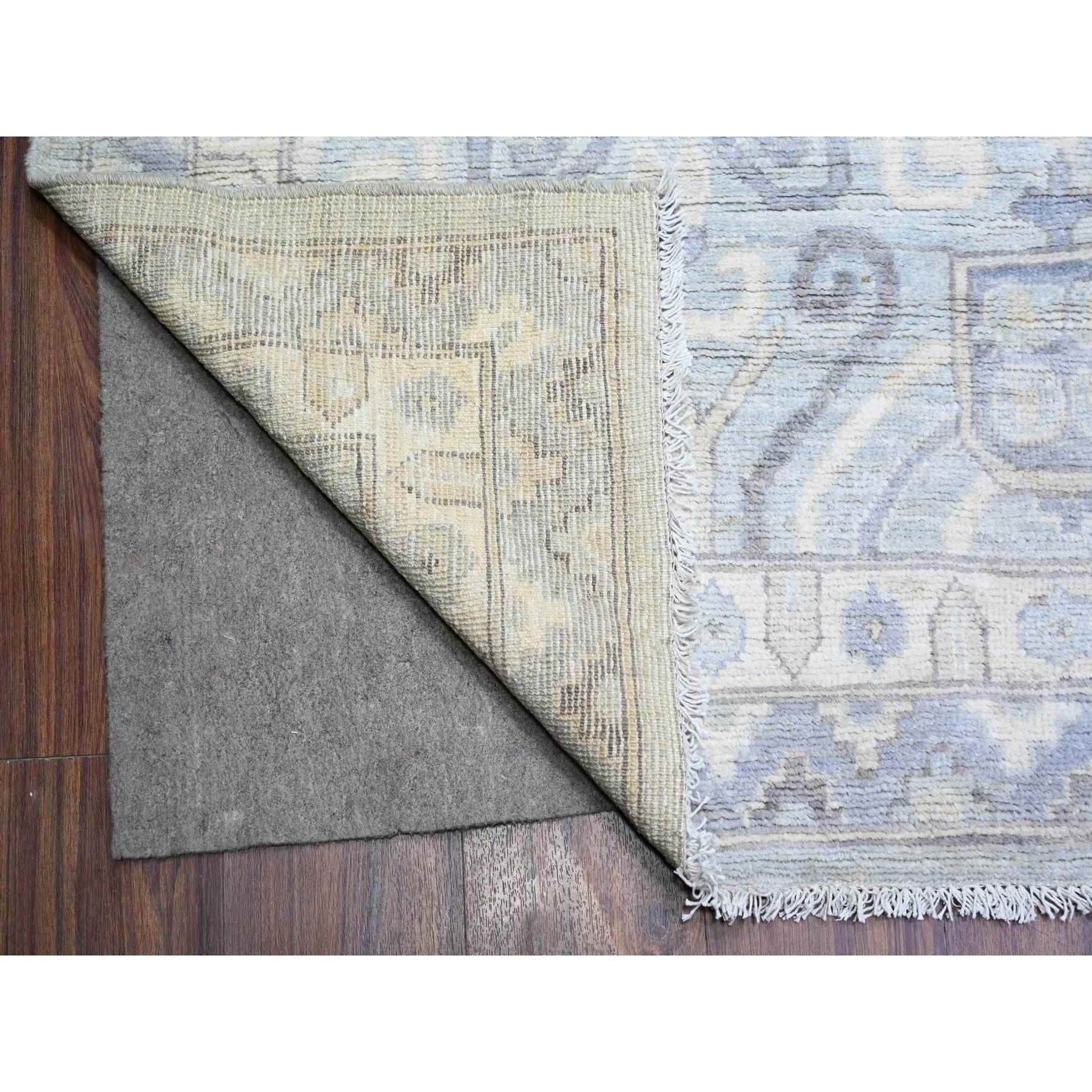 Oushak-And-Peshawar-Hand-Knotted-Rug-372325