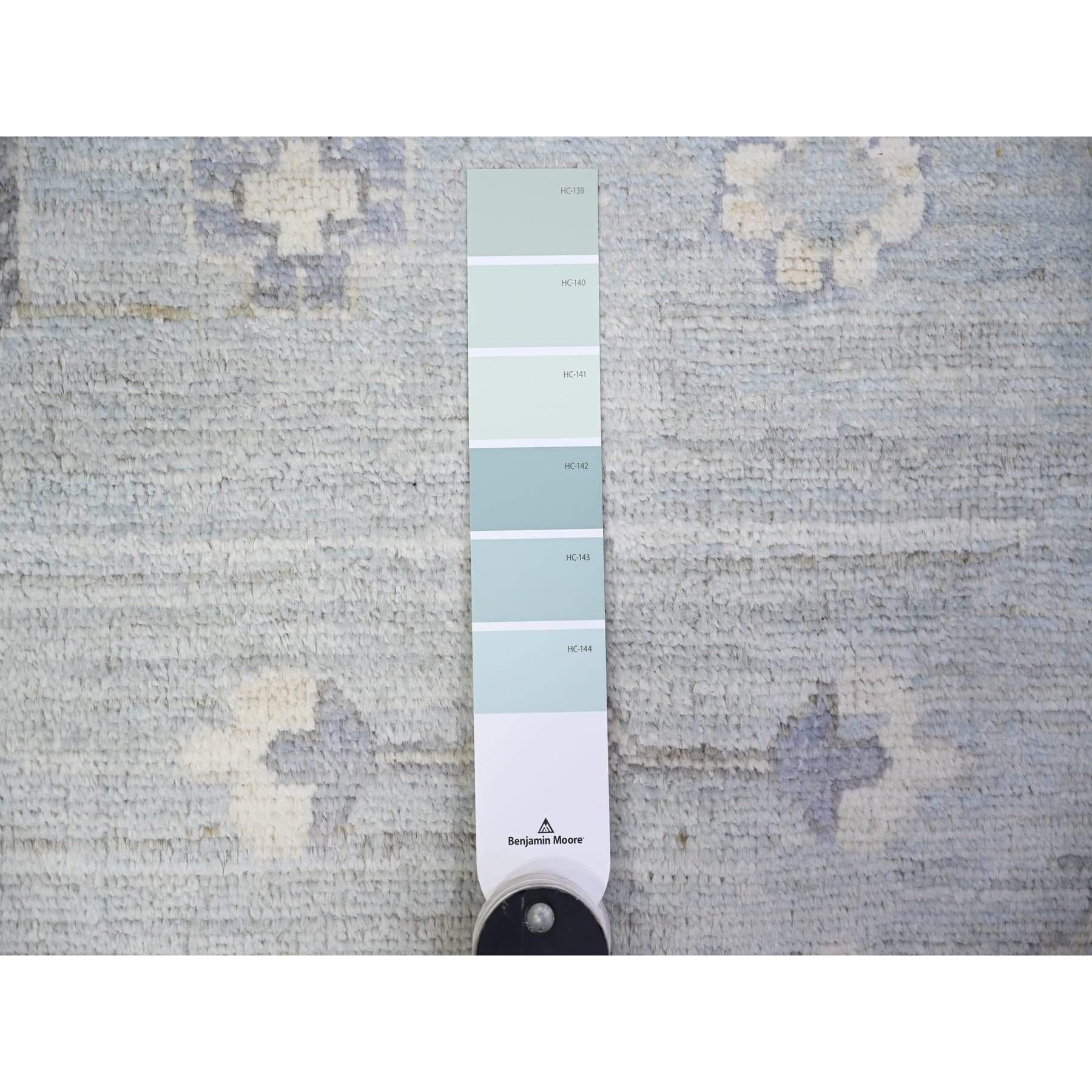 Oushak-And-Peshawar-Hand-Knotted-Rug-372325