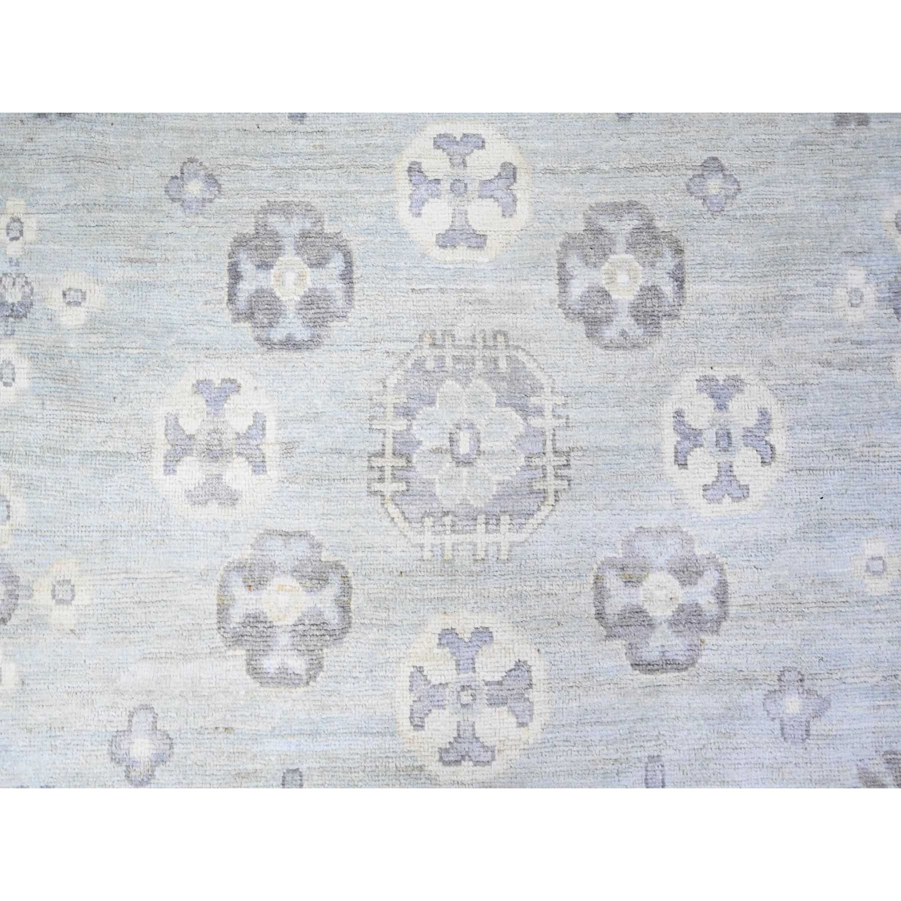 Oushak-And-Peshawar-Hand-Knotted-Rug-372325