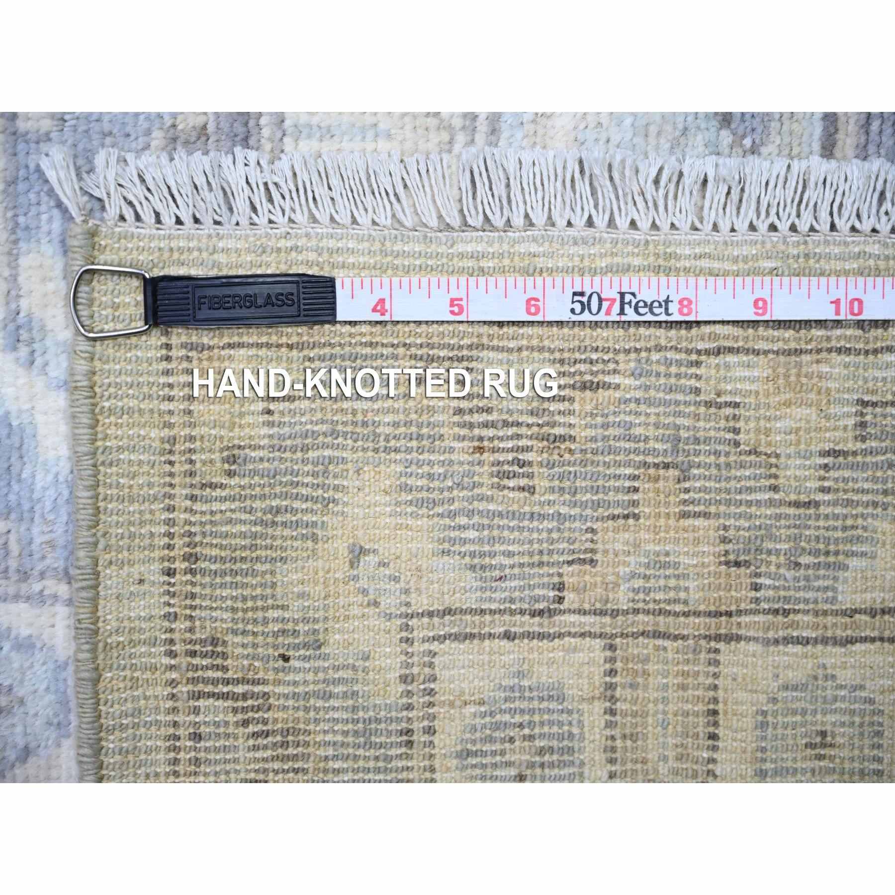 Oushak-And-Peshawar-Hand-Knotted-Rug-372325