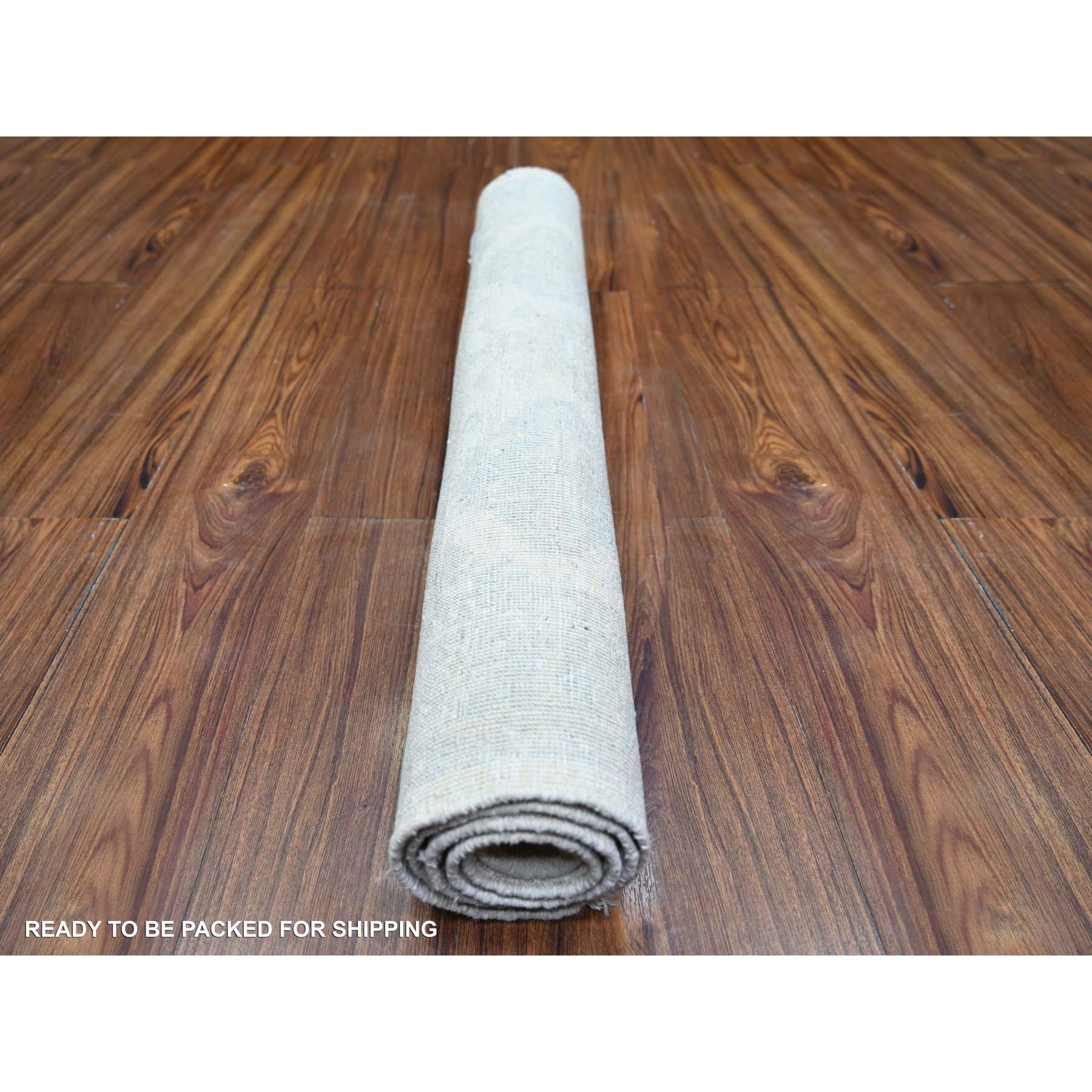 Oushak-And-Peshawar-Hand-Knotted-Rug-372340