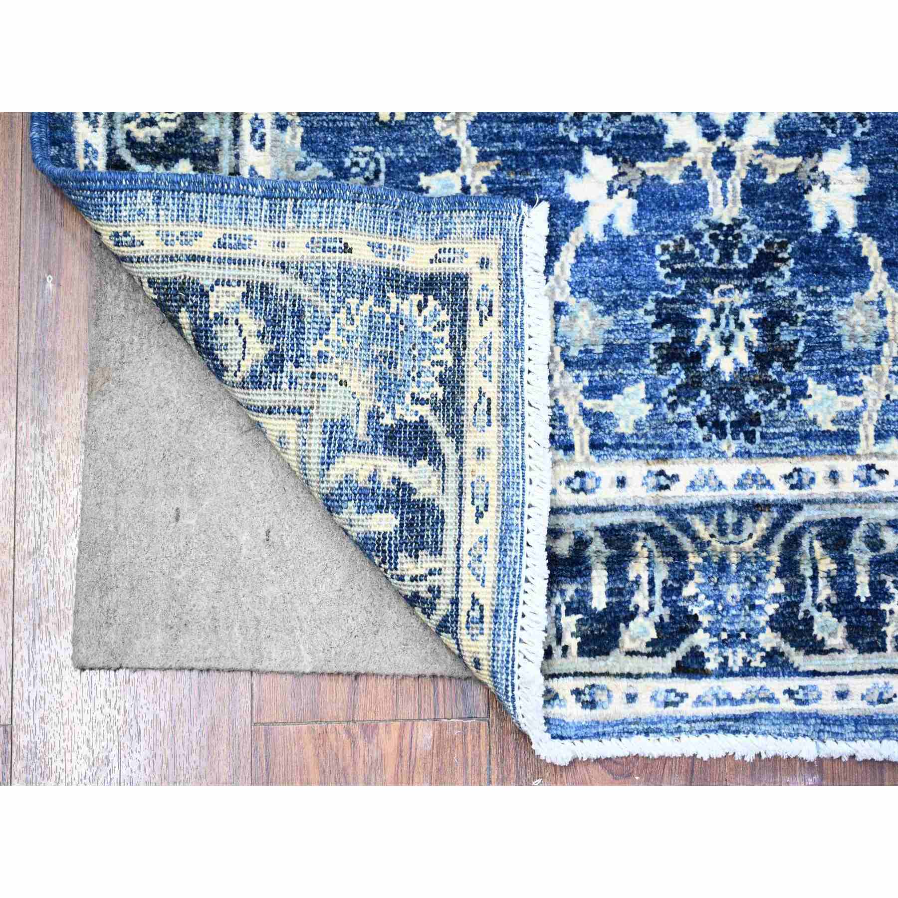 Oushak-And-Peshawar-Hand-Knotted-Rug-372365
