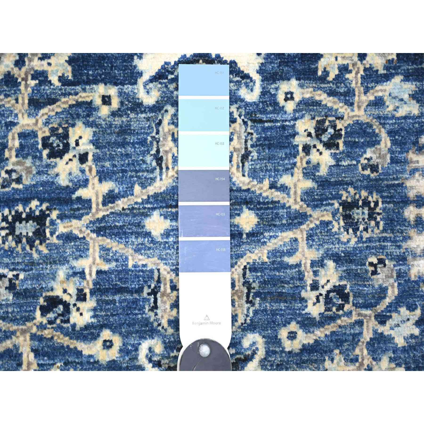Oushak-And-Peshawar-Hand-Knotted-Rug-372365
