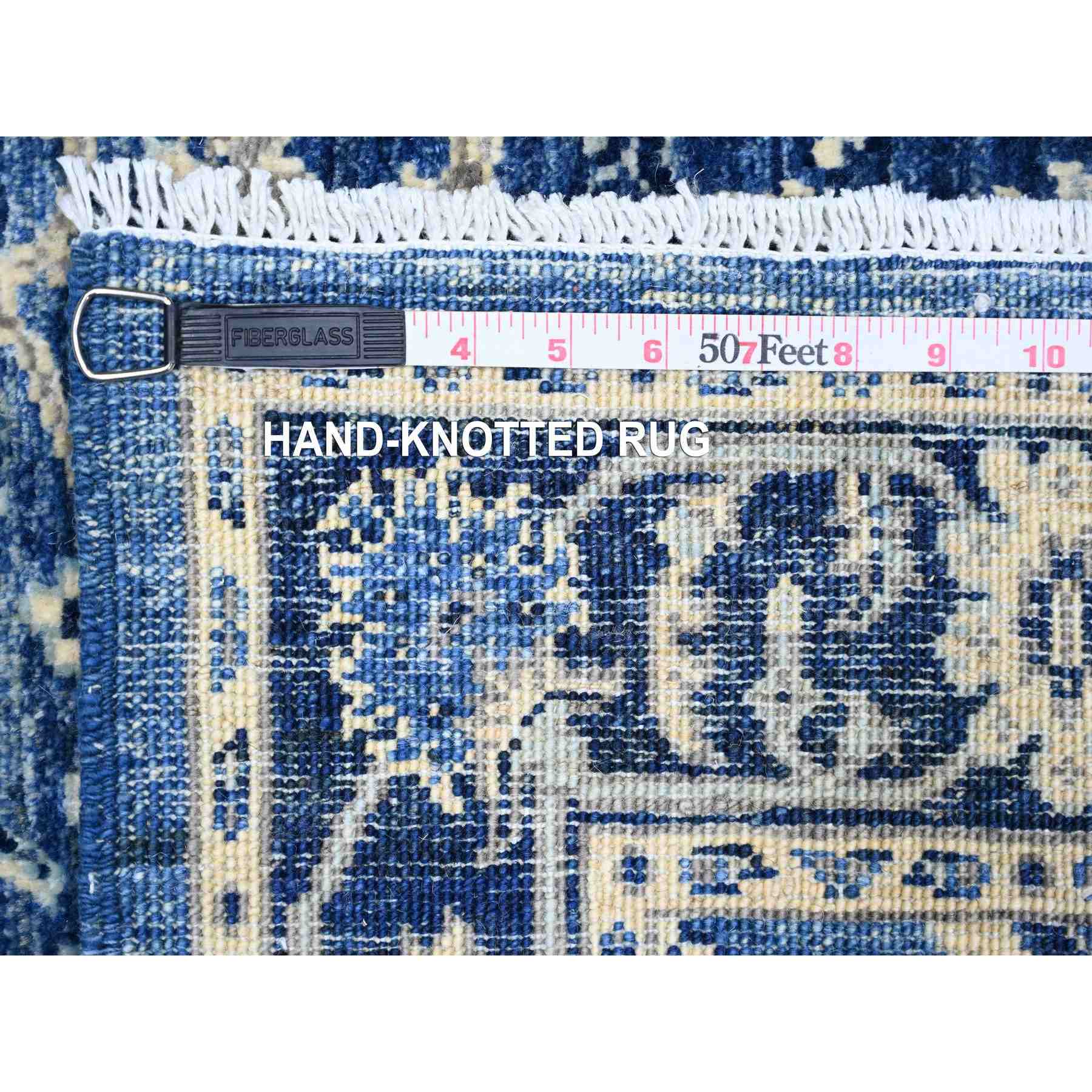Oushak-And-Peshawar-Hand-Knotted-Rug-372365