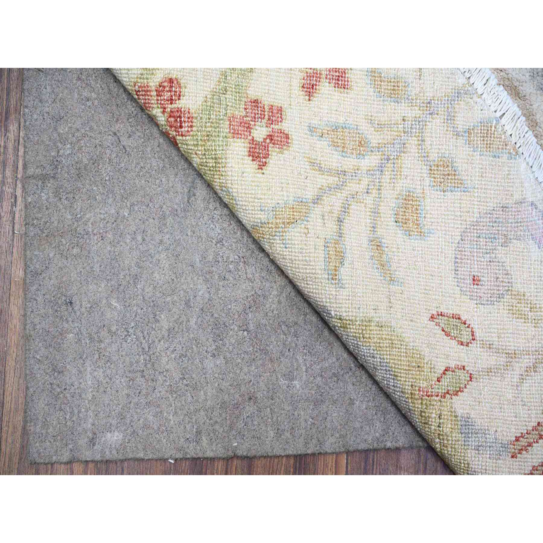 Oushak-And-Peshawar-Hand-Knotted-Rug-372480