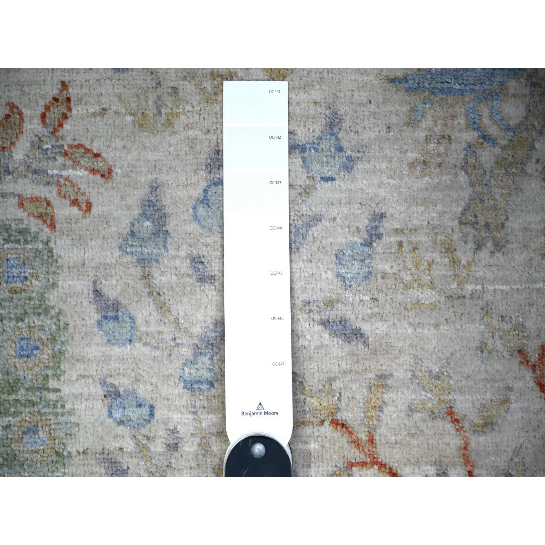 Oushak-And-Peshawar-Hand-Knotted-Rug-372480