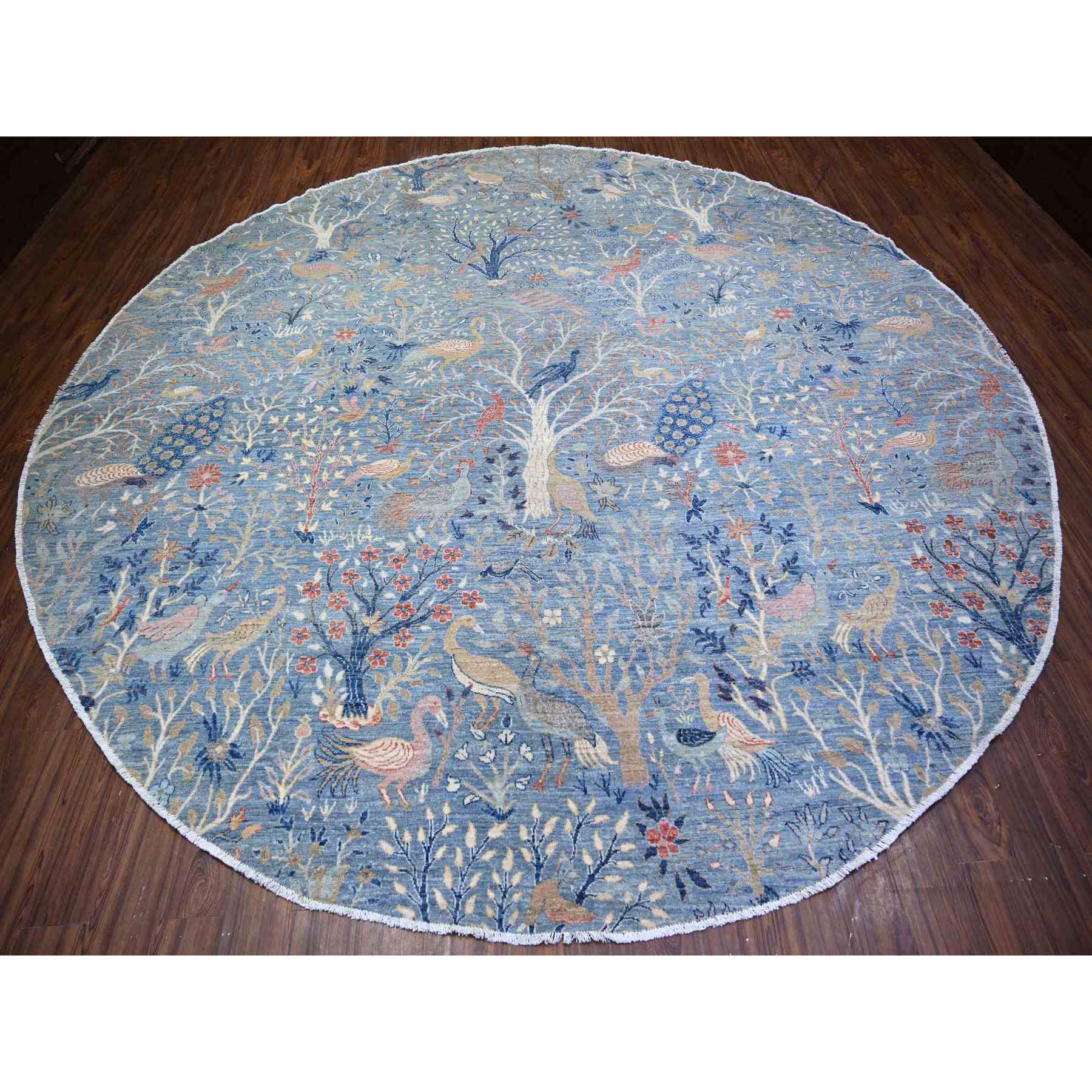 Oushak-And-Peshawar-Hand-Knotted-Rug-372485