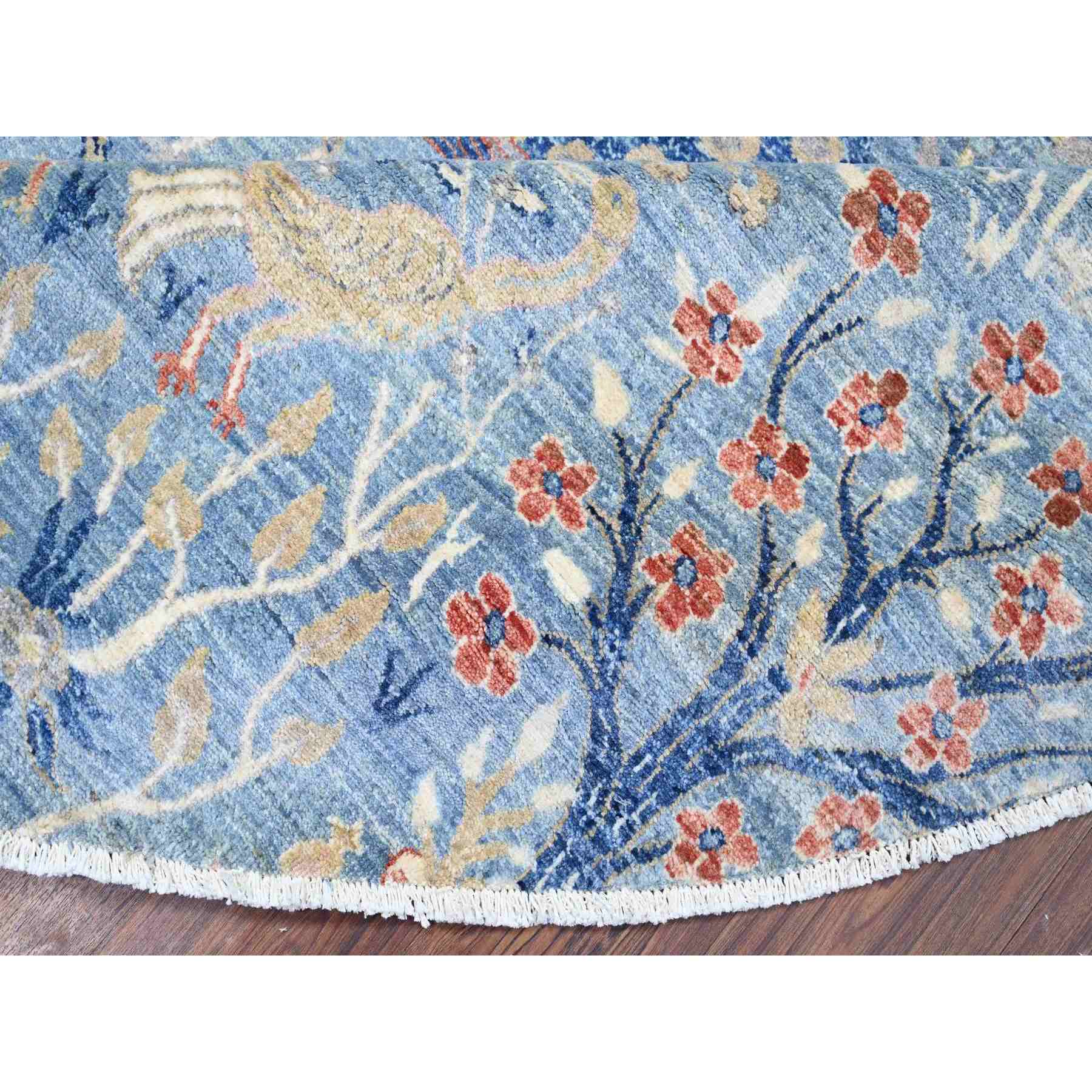 Oushak-And-Peshawar-Hand-Knotted-Rug-372485