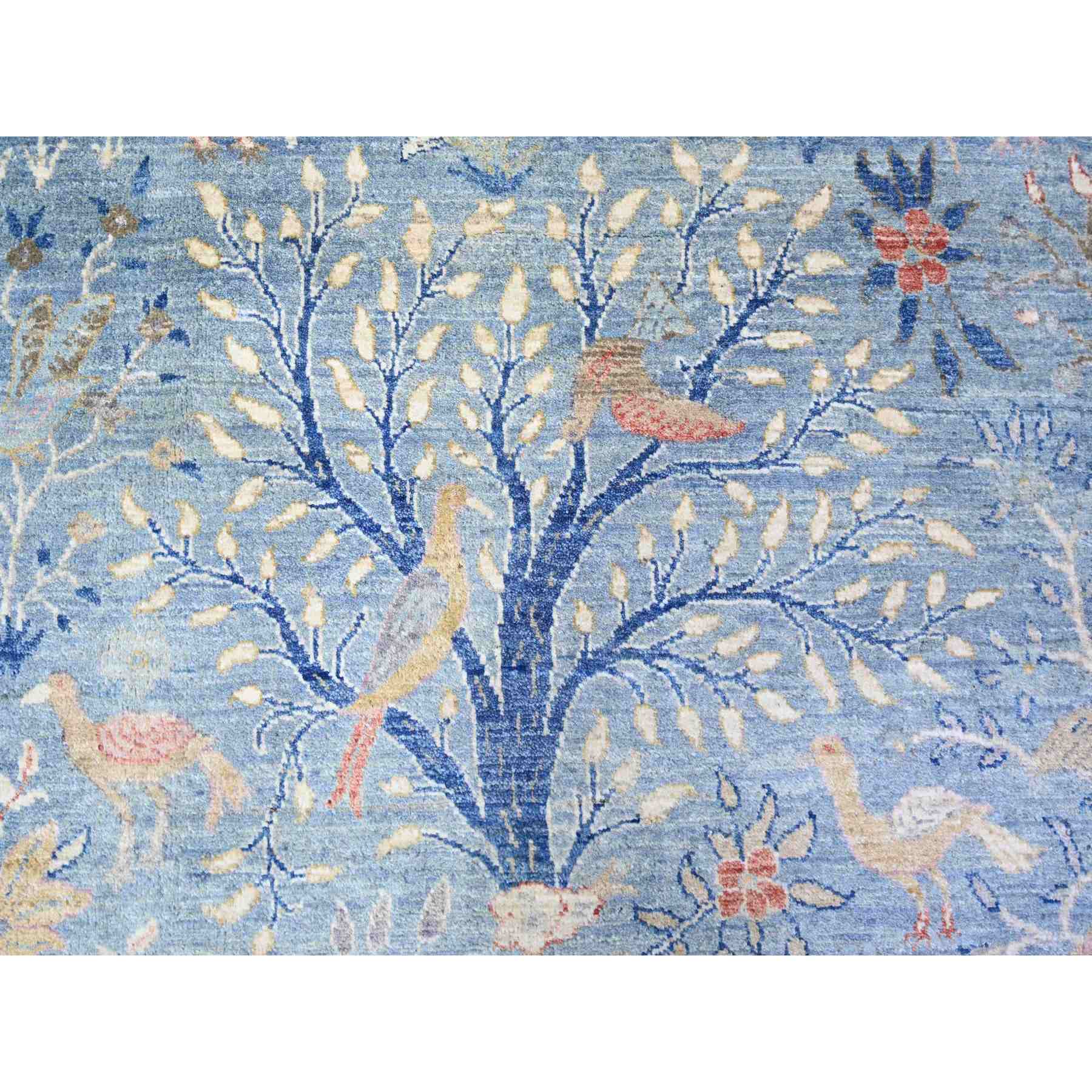 Oushak-And-Peshawar-Hand-Knotted-Rug-372485