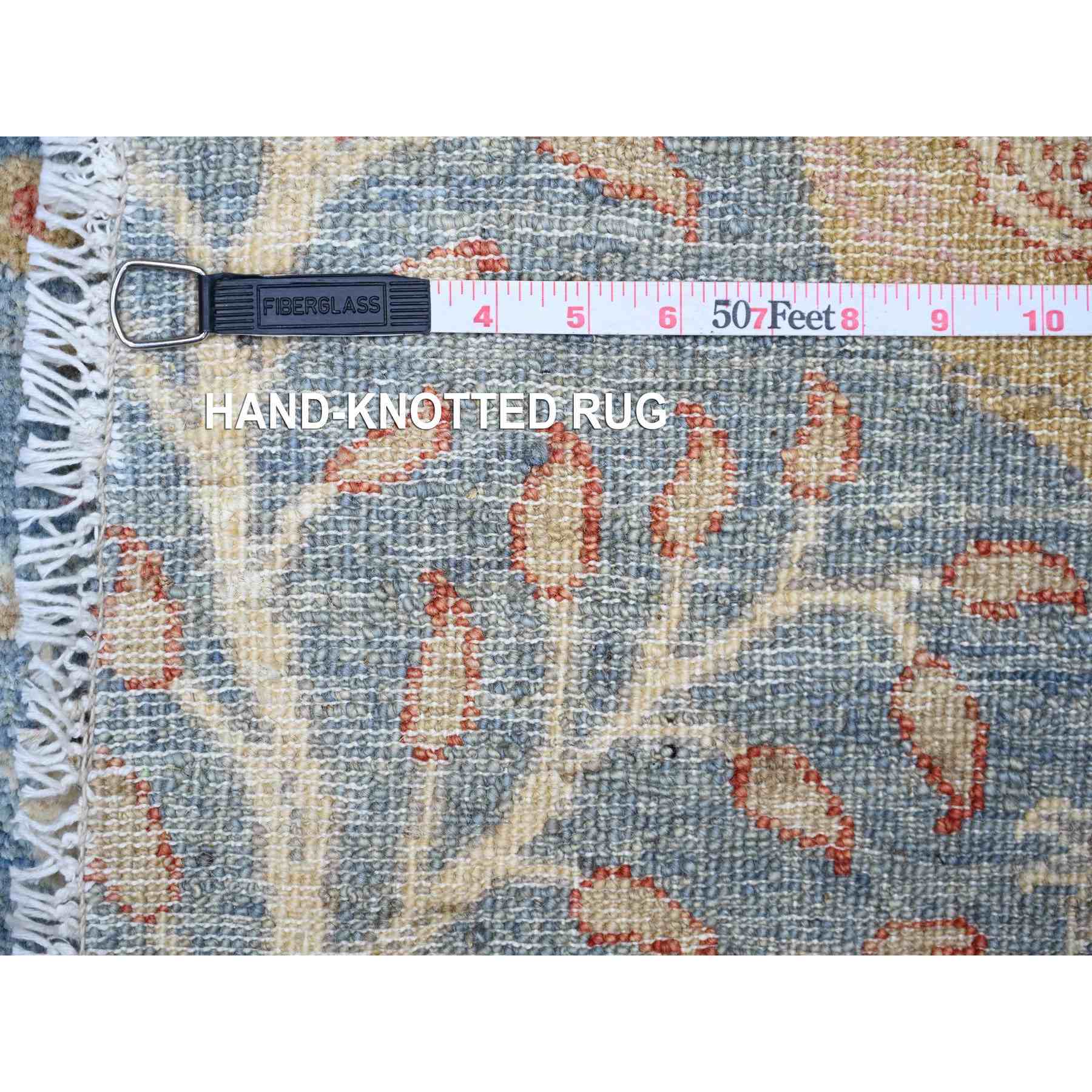 Oushak-And-Peshawar-Hand-Knotted-Rug-372485