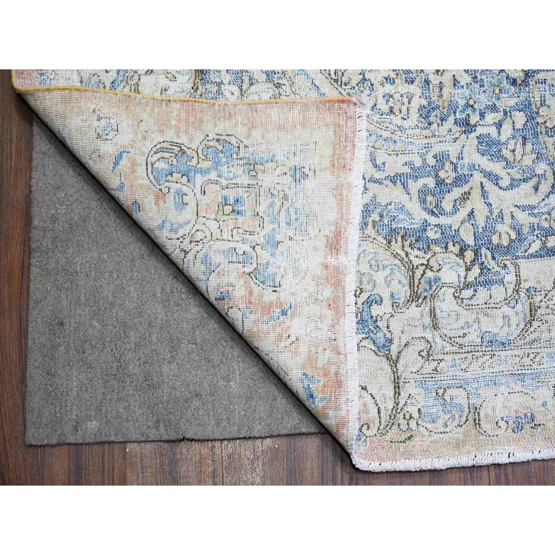 Overdyed-Vintage-Hand-Knotted-Rug-372395