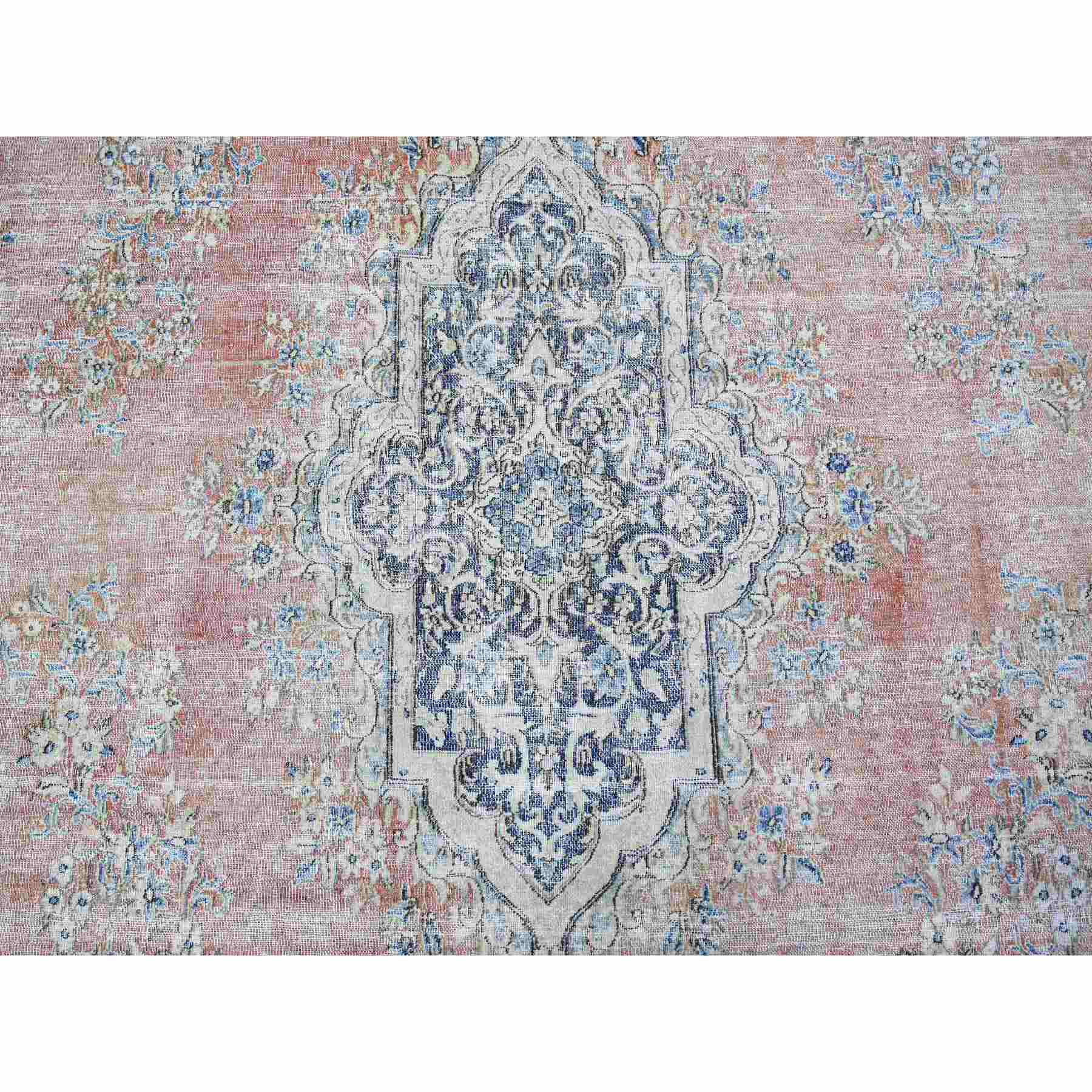 Overdyed-Vintage-Hand-Knotted-Rug-372395