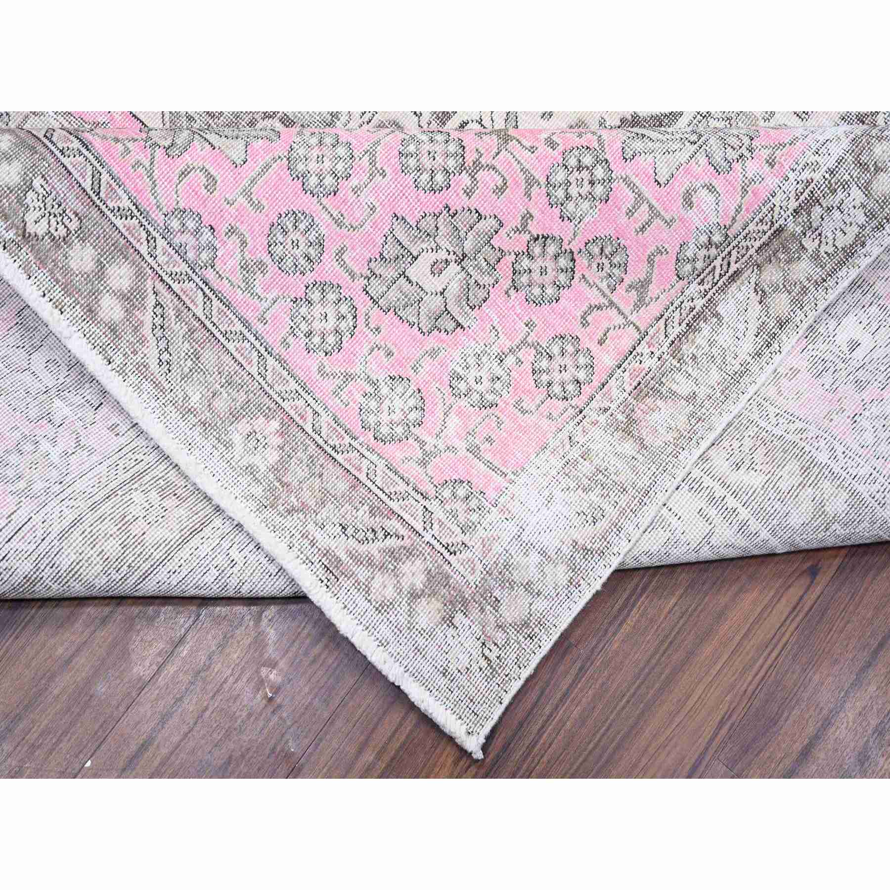 Overdyed-Vintage-Hand-Knotted-Rug-372405