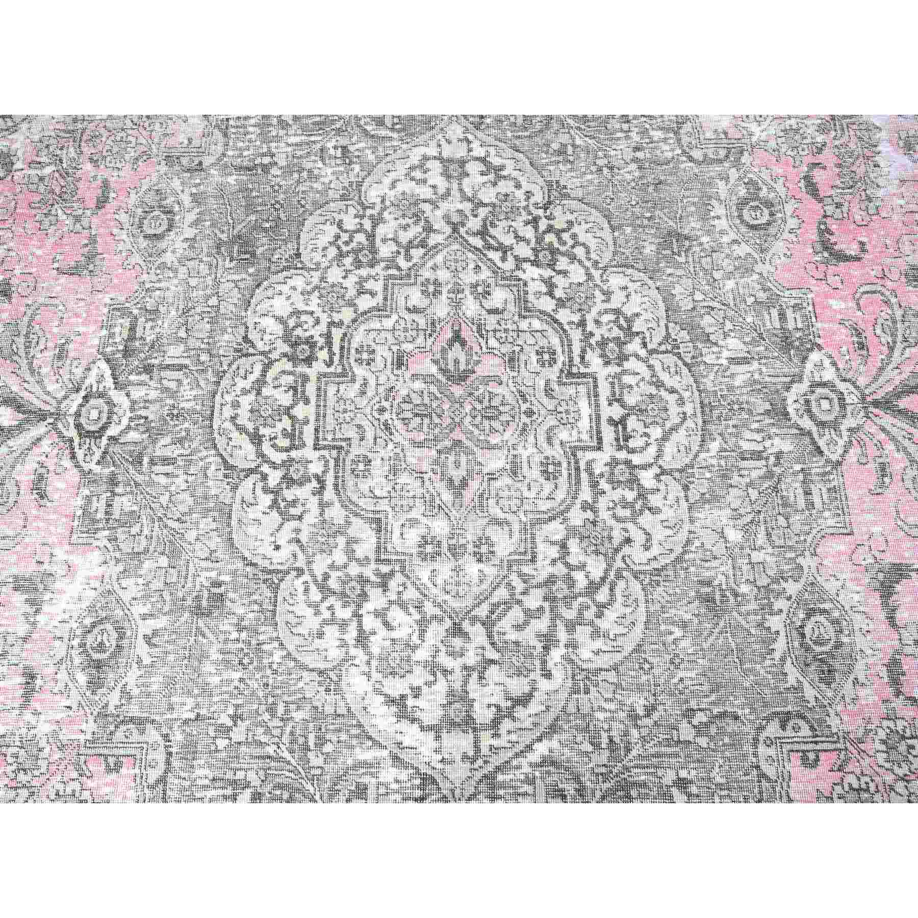 Overdyed-Vintage-Hand-Knotted-Rug-372405