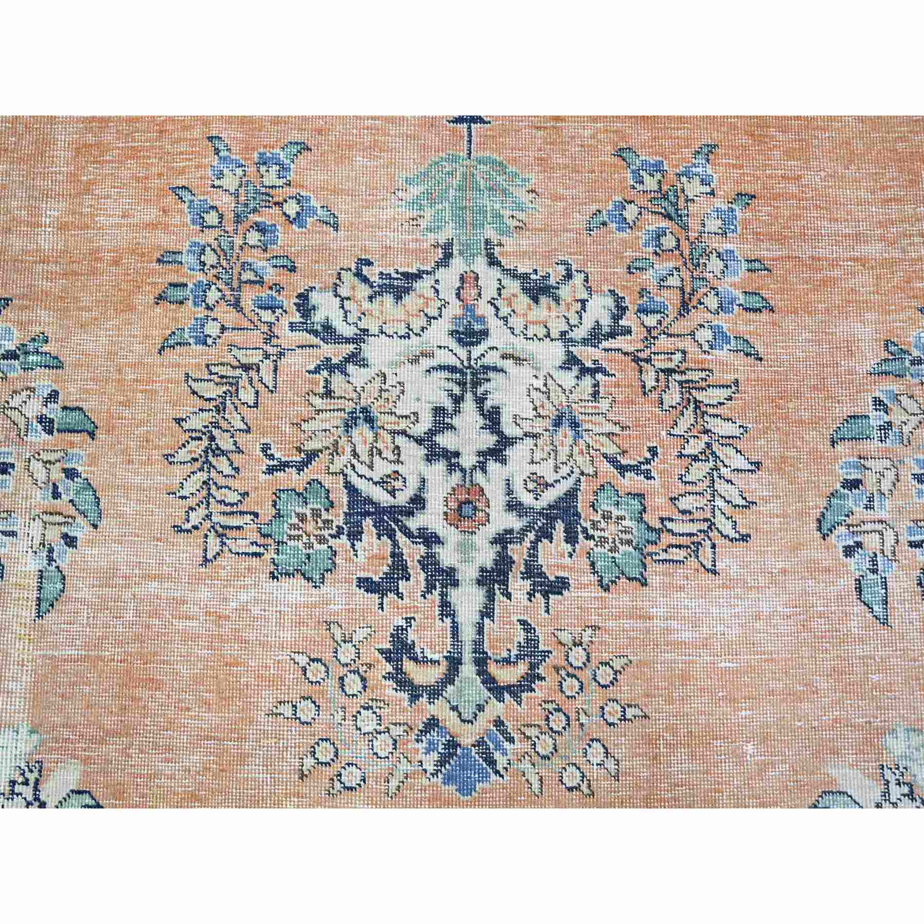 Overdyed-Vintage-Hand-Knotted-Rug-372415