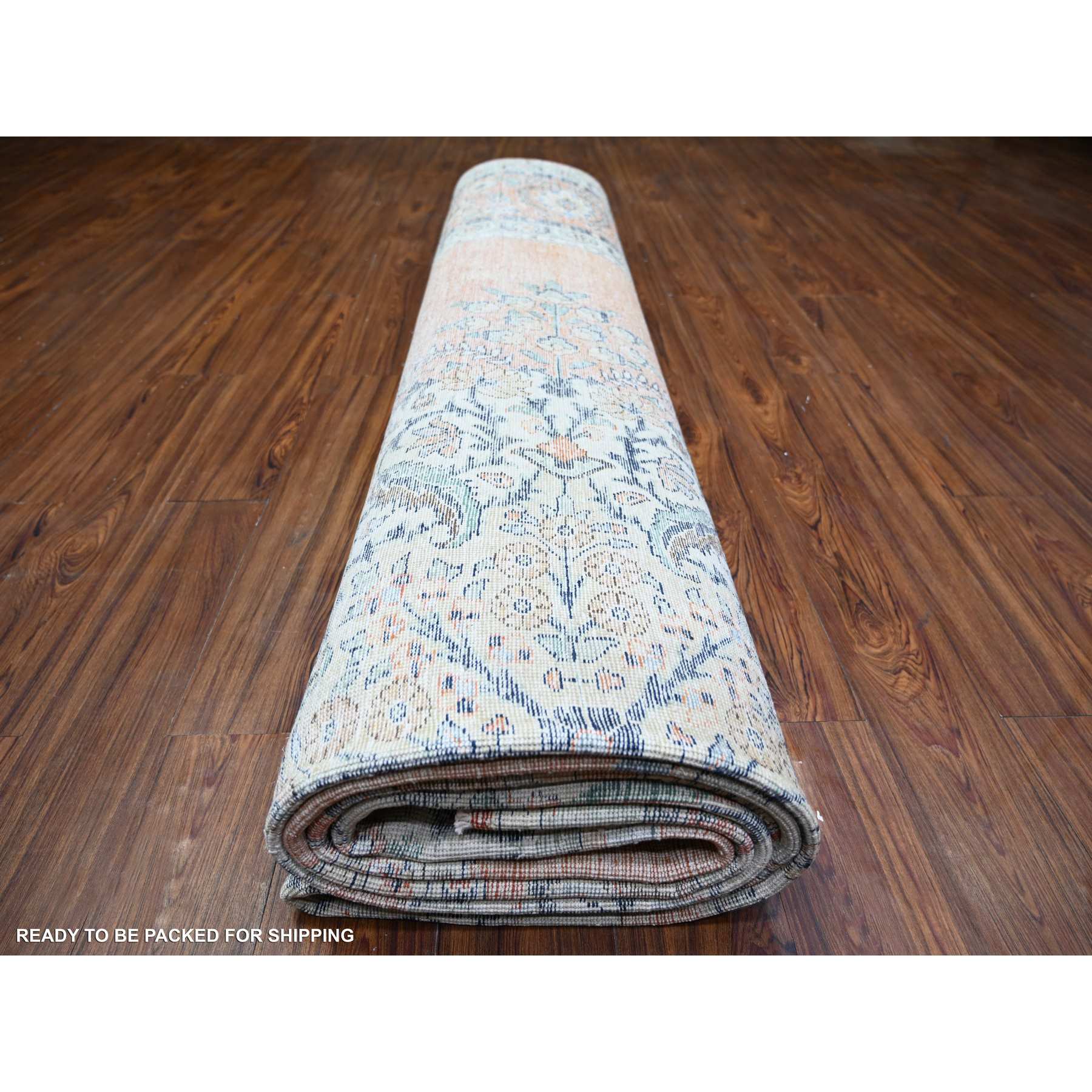 Overdyed-Vintage-Hand-Knotted-Rug-372415