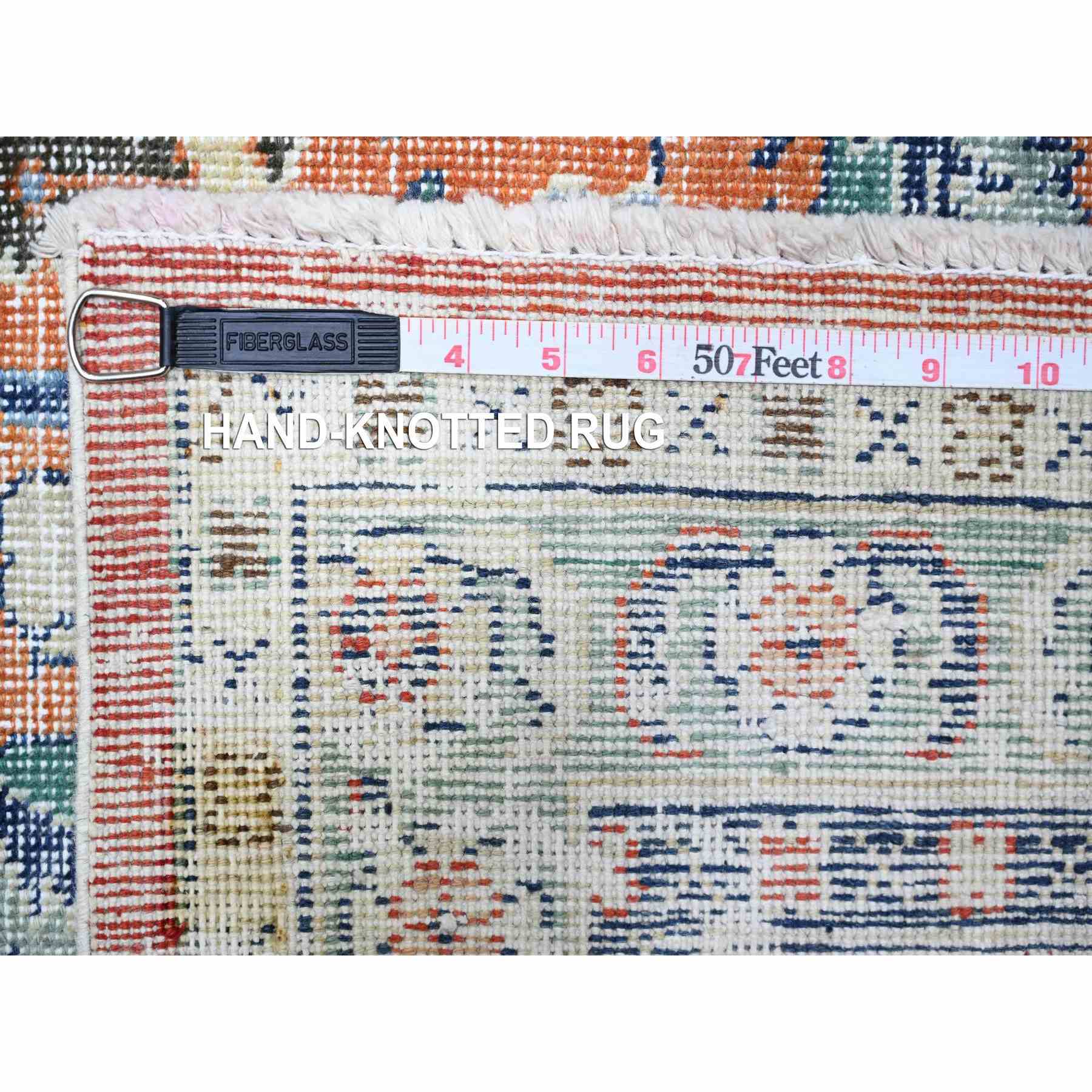 Overdyed-Vintage-Hand-Knotted-Rug-372415