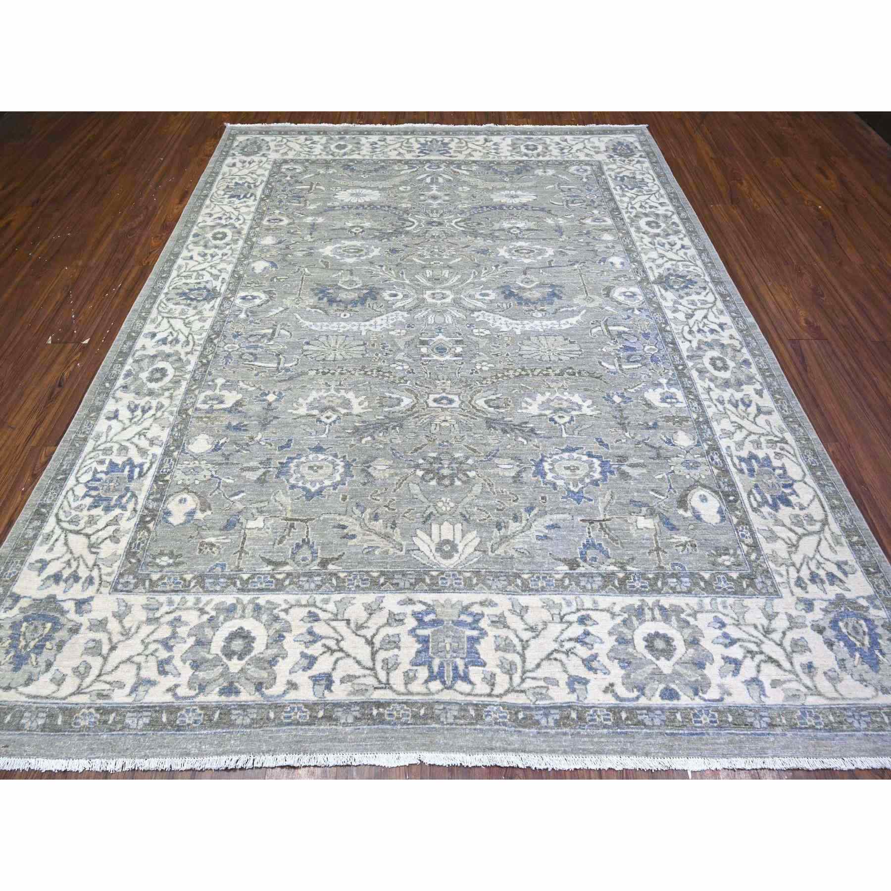 Heriz-Hand-Knotted-Rug-373395