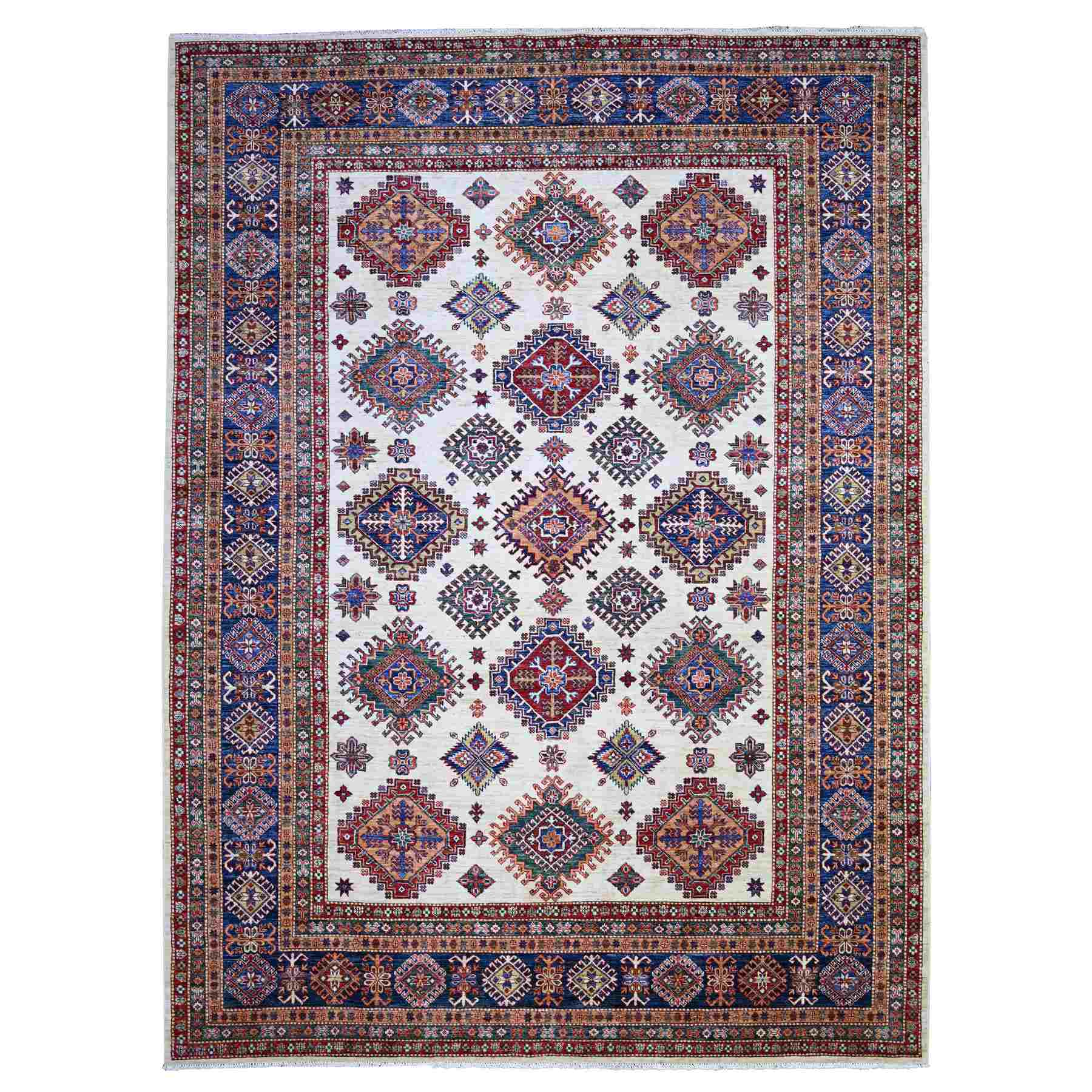 Kazak-Hand-Knotted-Rug-372735