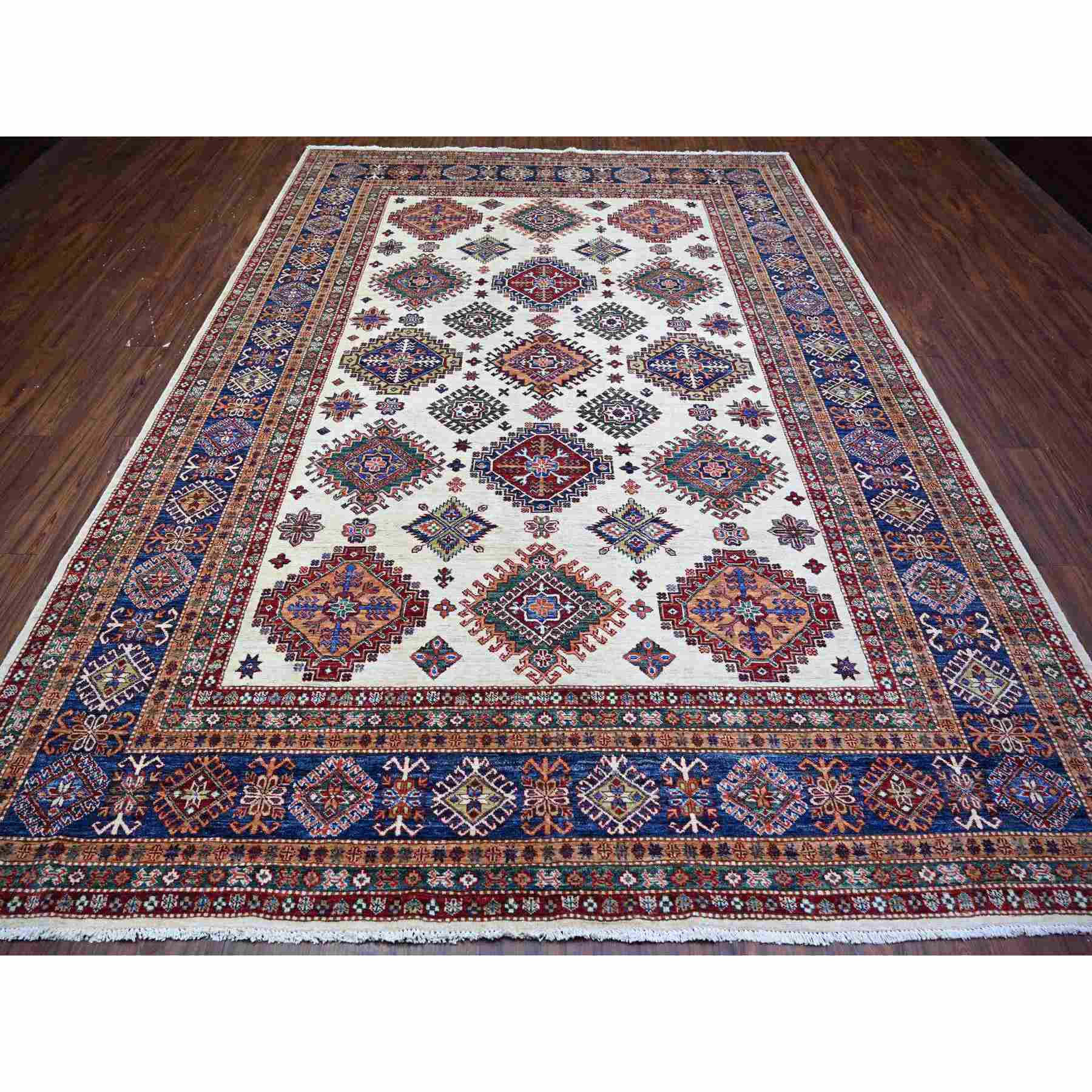 Kazak-Hand-Knotted-Rug-372735
