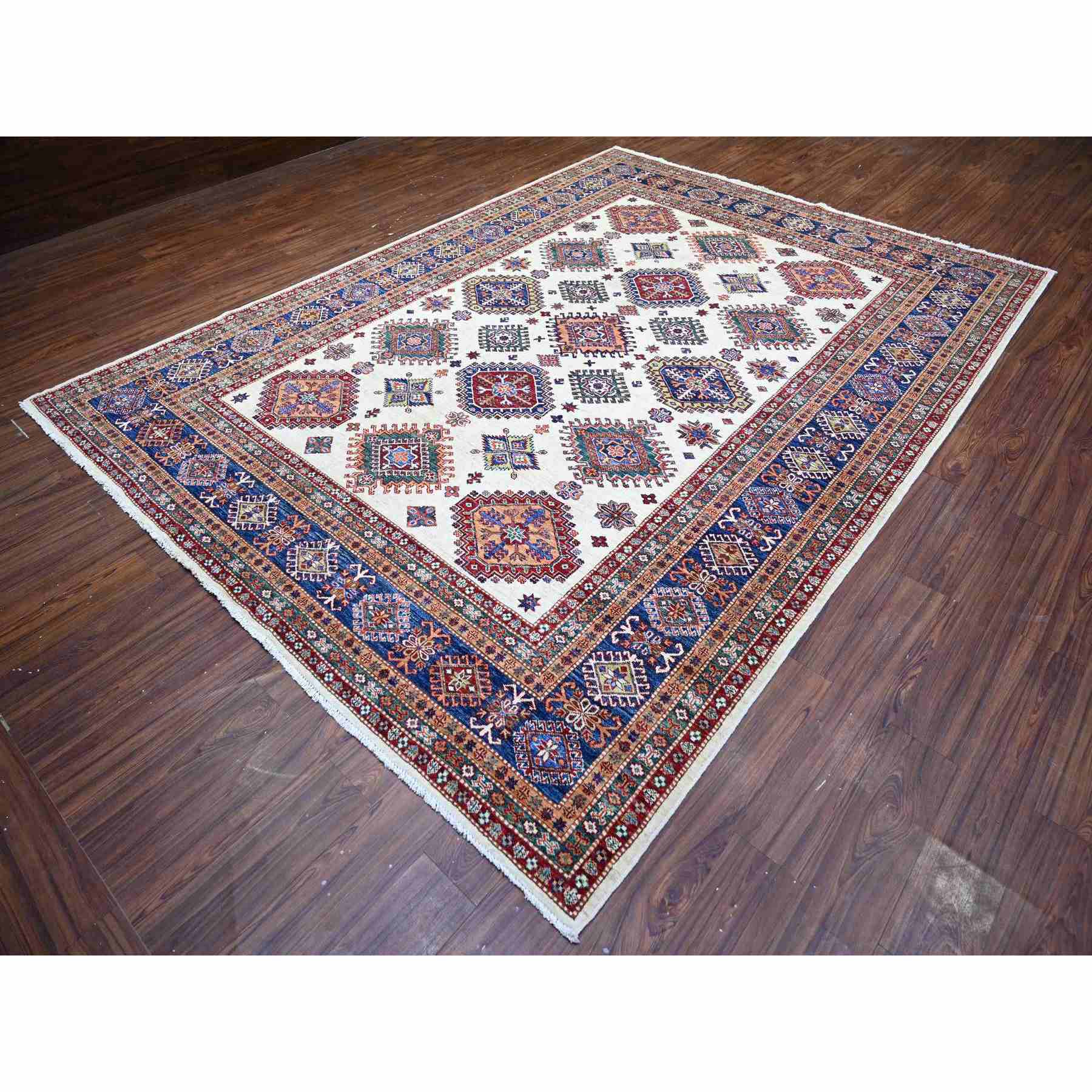 Kazak-Hand-Knotted-Rug-372735