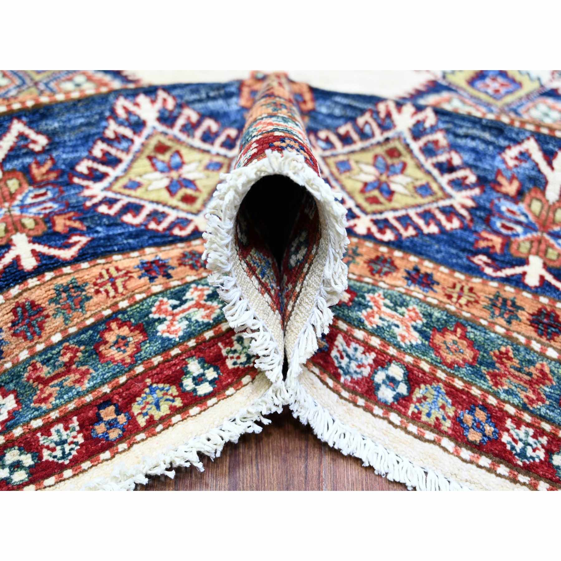 Kazak-Hand-Knotted-Rug-372735