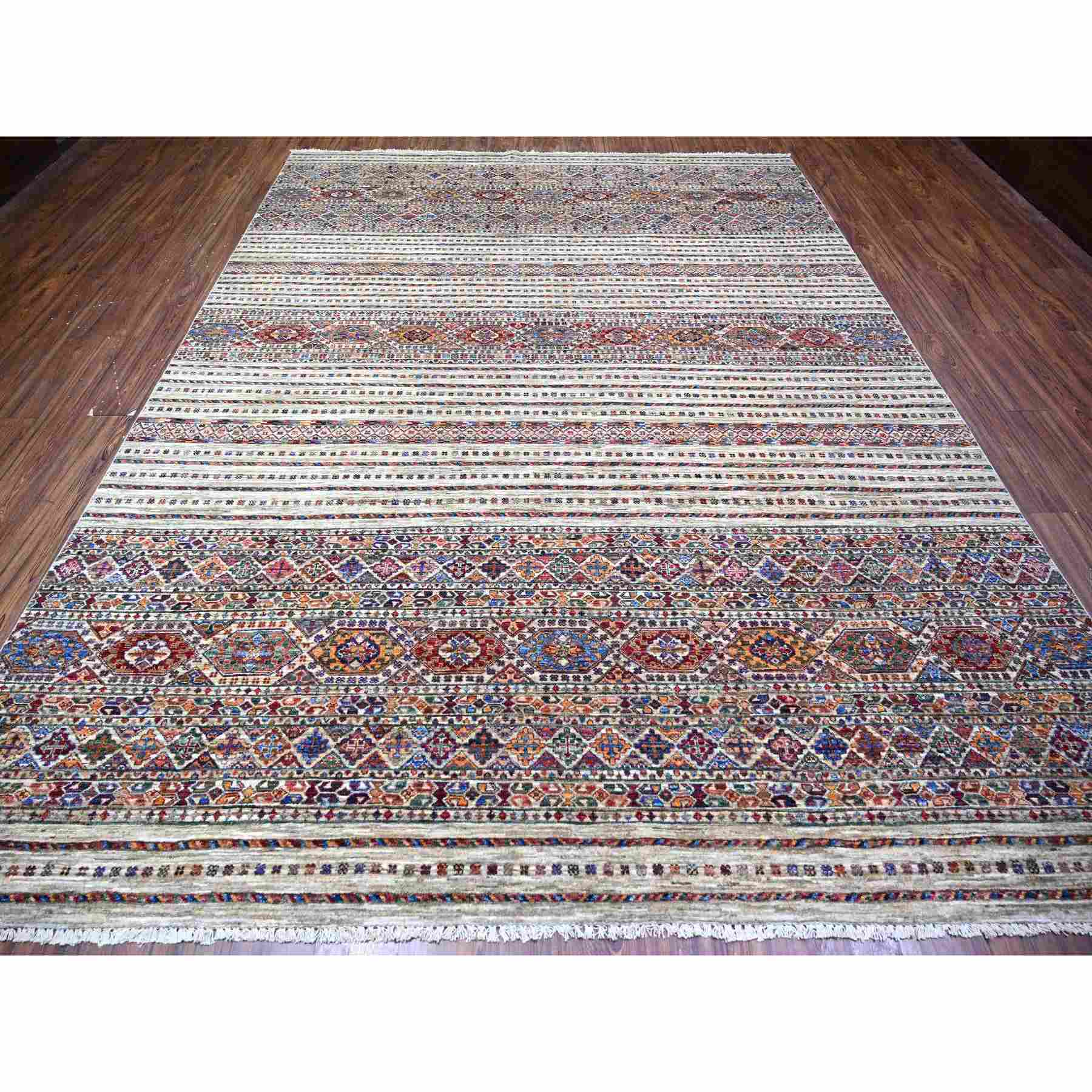 Kazak-Hand-Knotted-Rug-373095