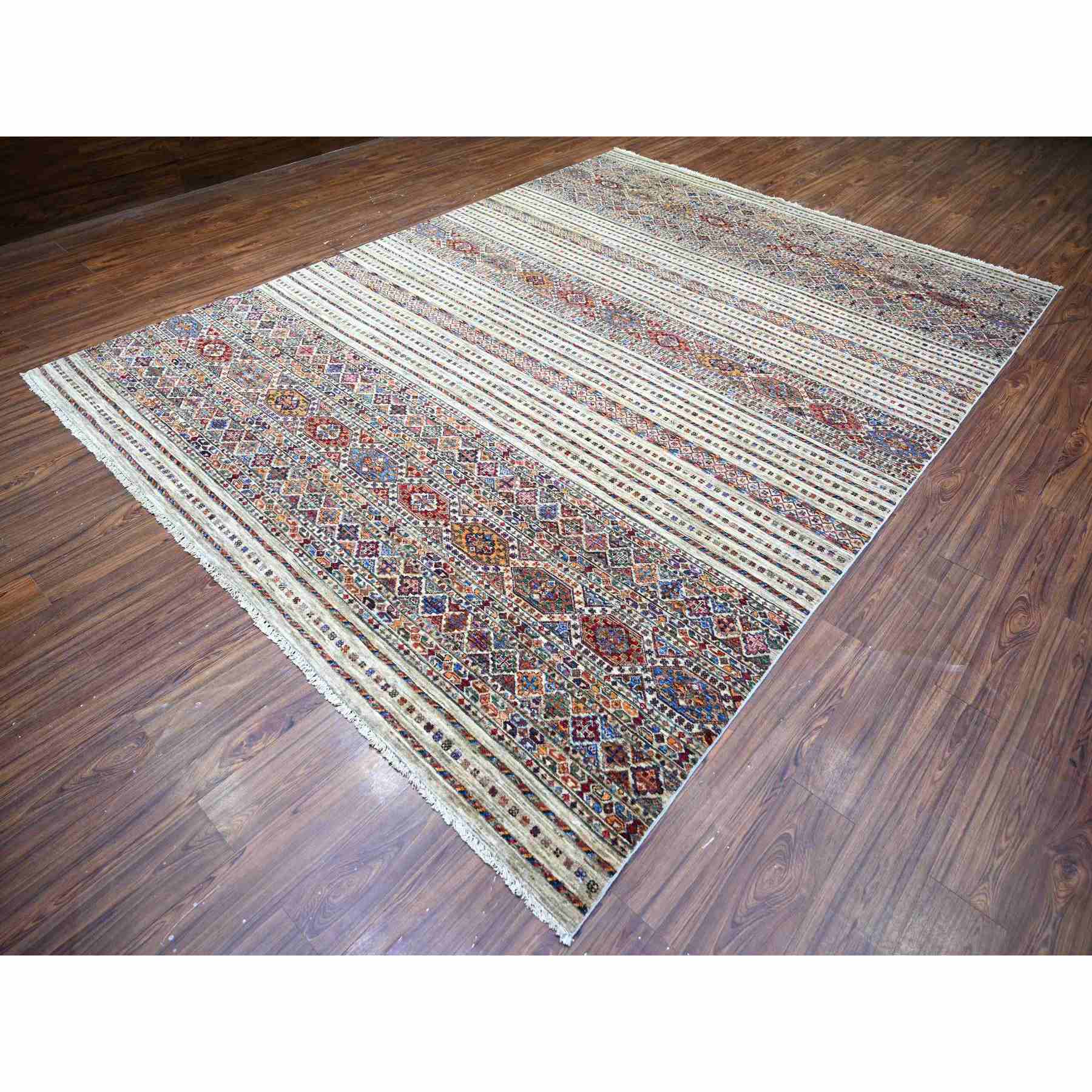 Kazak-Hand-Knotted-Rug-373095
