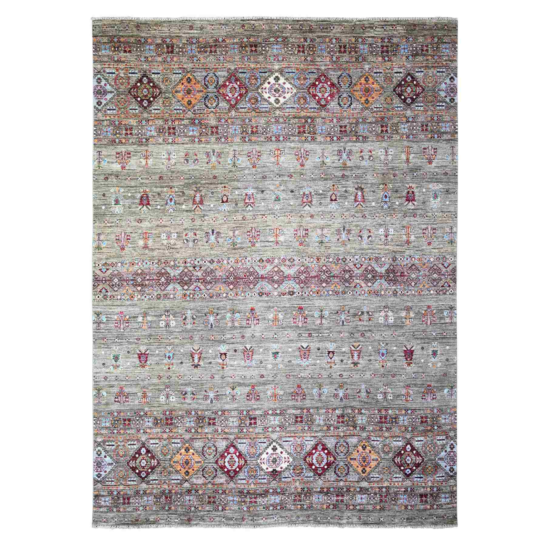Kazak-Hand-Knotted-Rug-373105