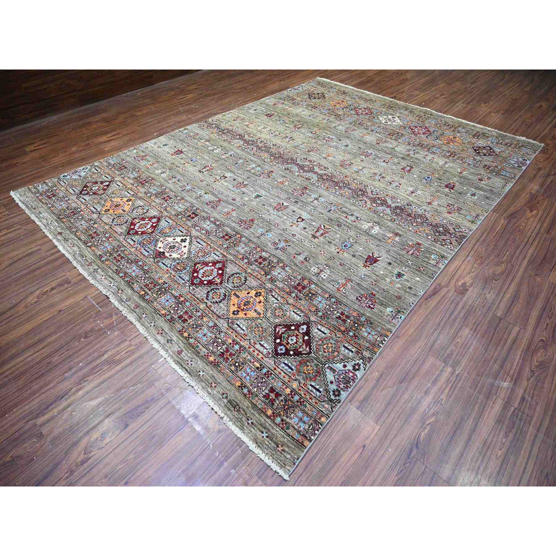 Kazak-Hand-Knotted-Rug-373105