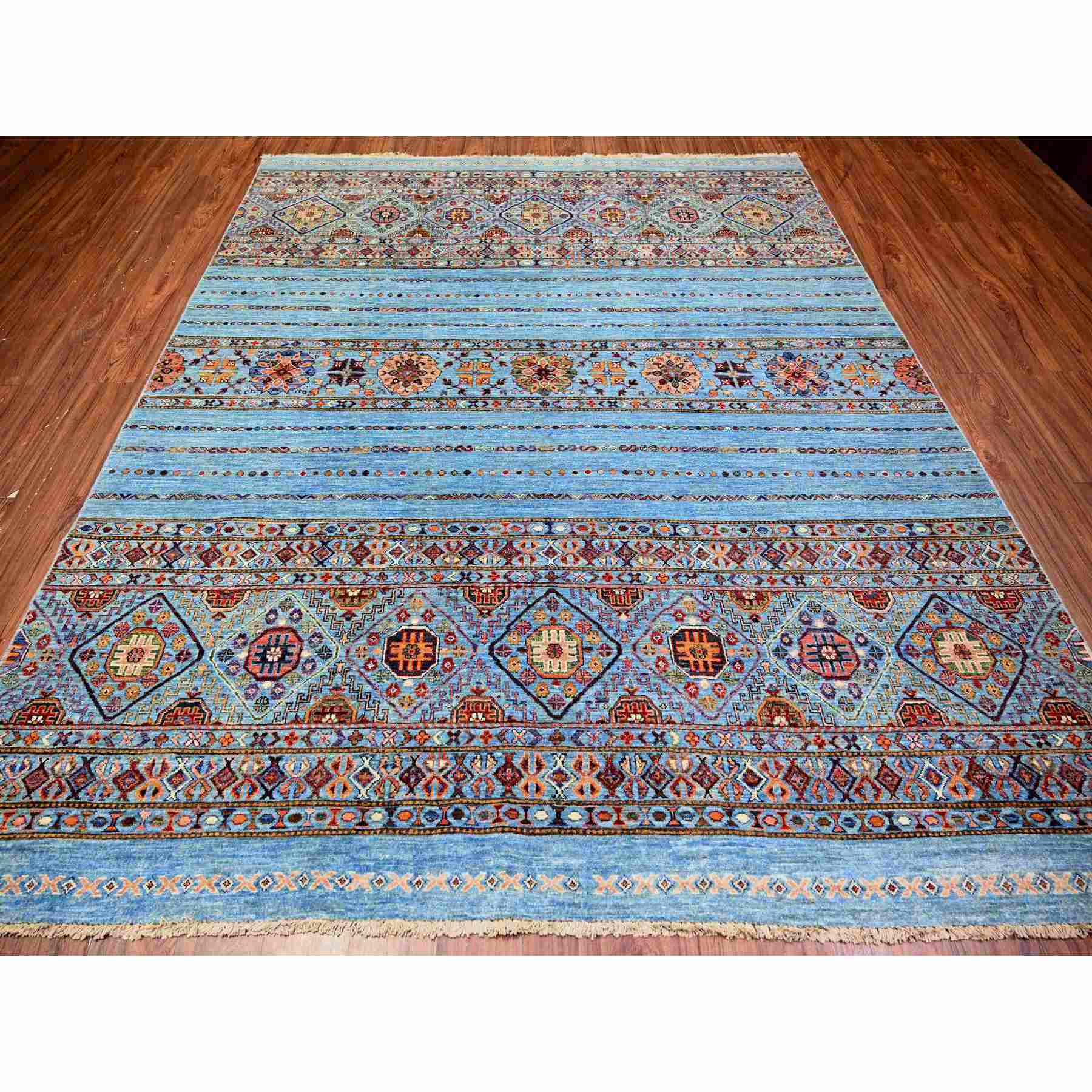 Kazak-Hand-Knotted-Rug-373170