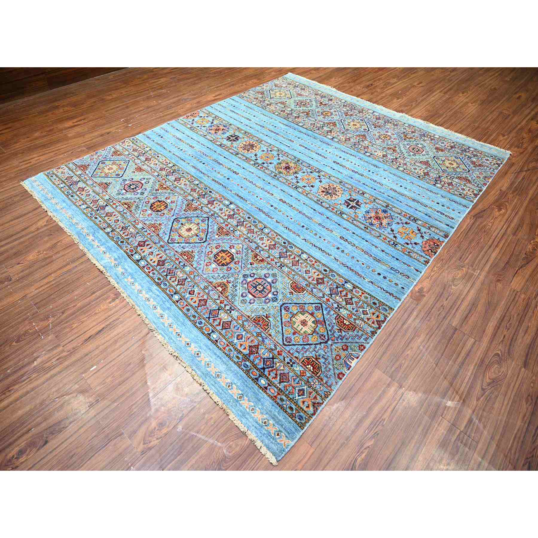 Kazak-Hand-Knotted-Rug-373170