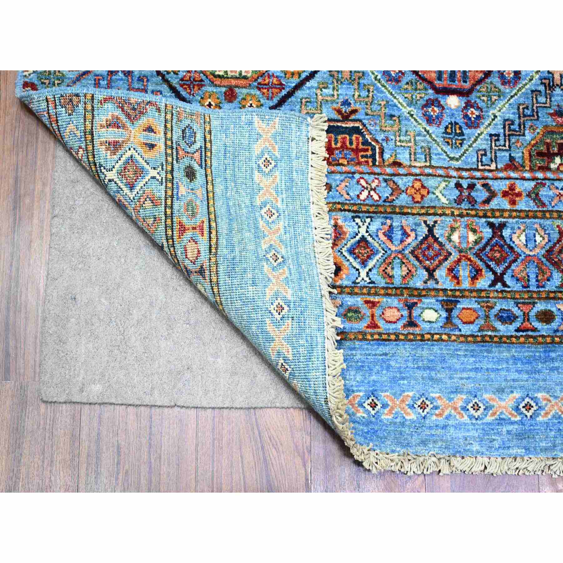 Kazak-Hand-Knotted-Rug-373170