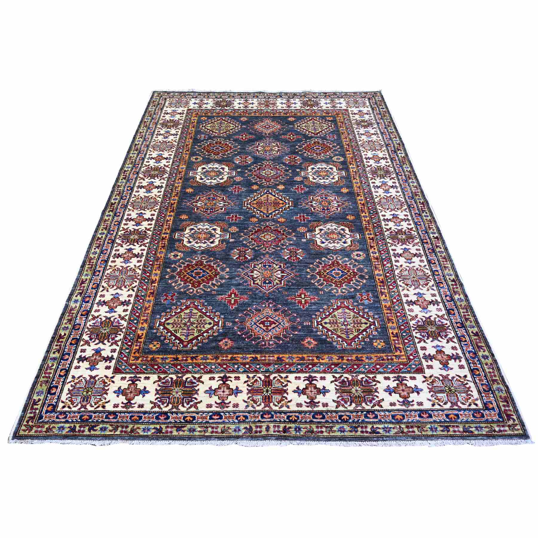 Kazak-Hand-Knotted-Rug-374000