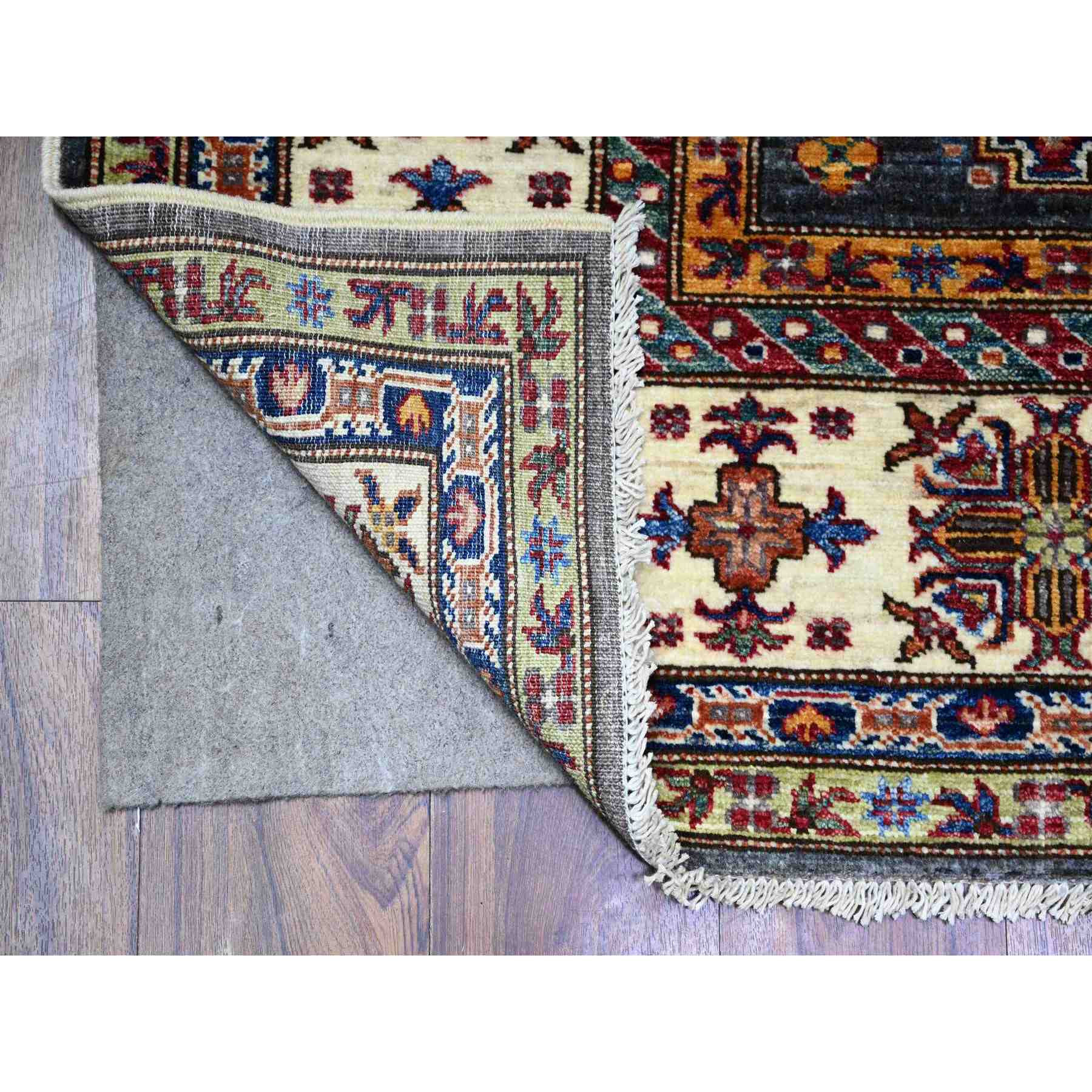 Kazak-Hand-Knotted-Rug-374000