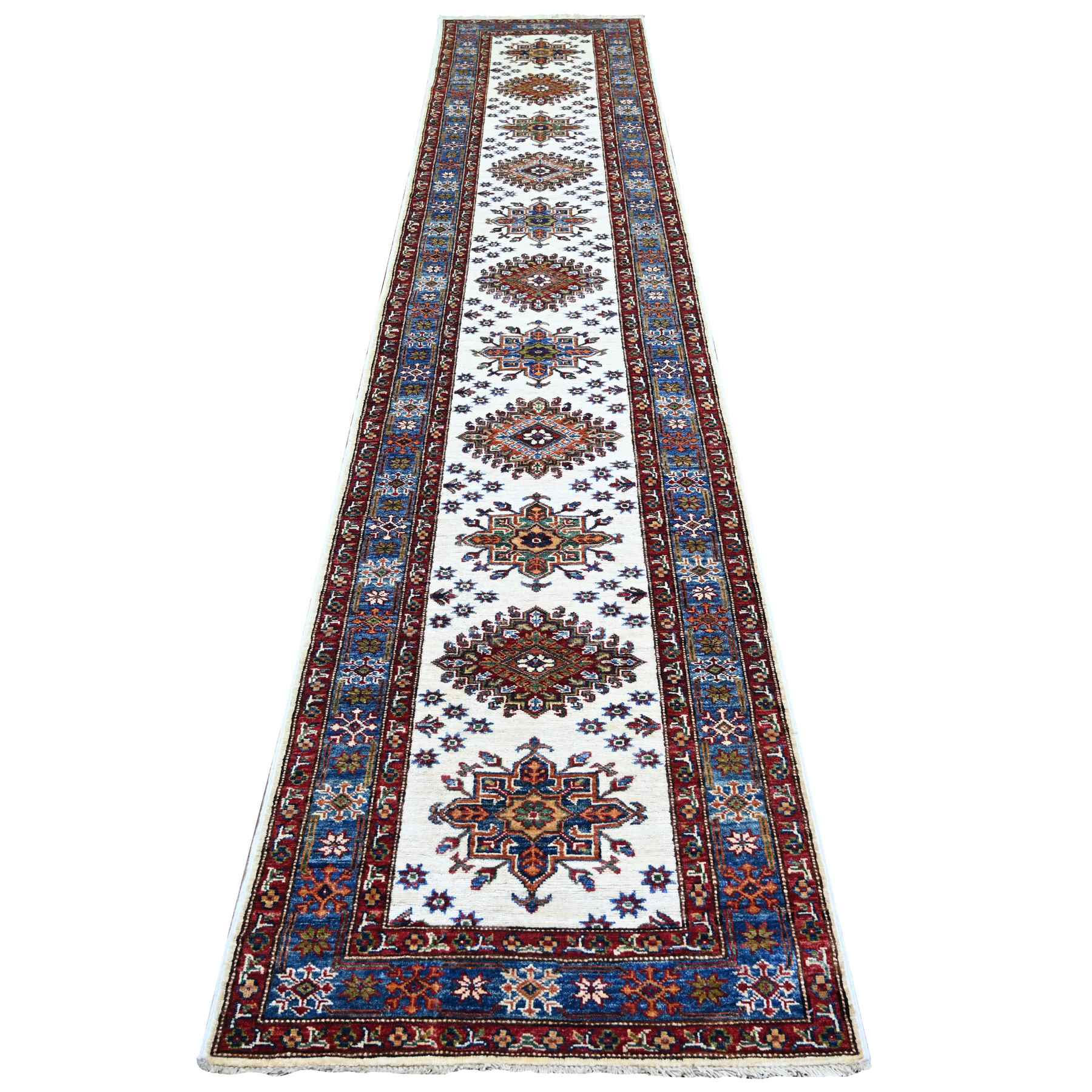 Kazak-Hand-Knotted-Rug-374060