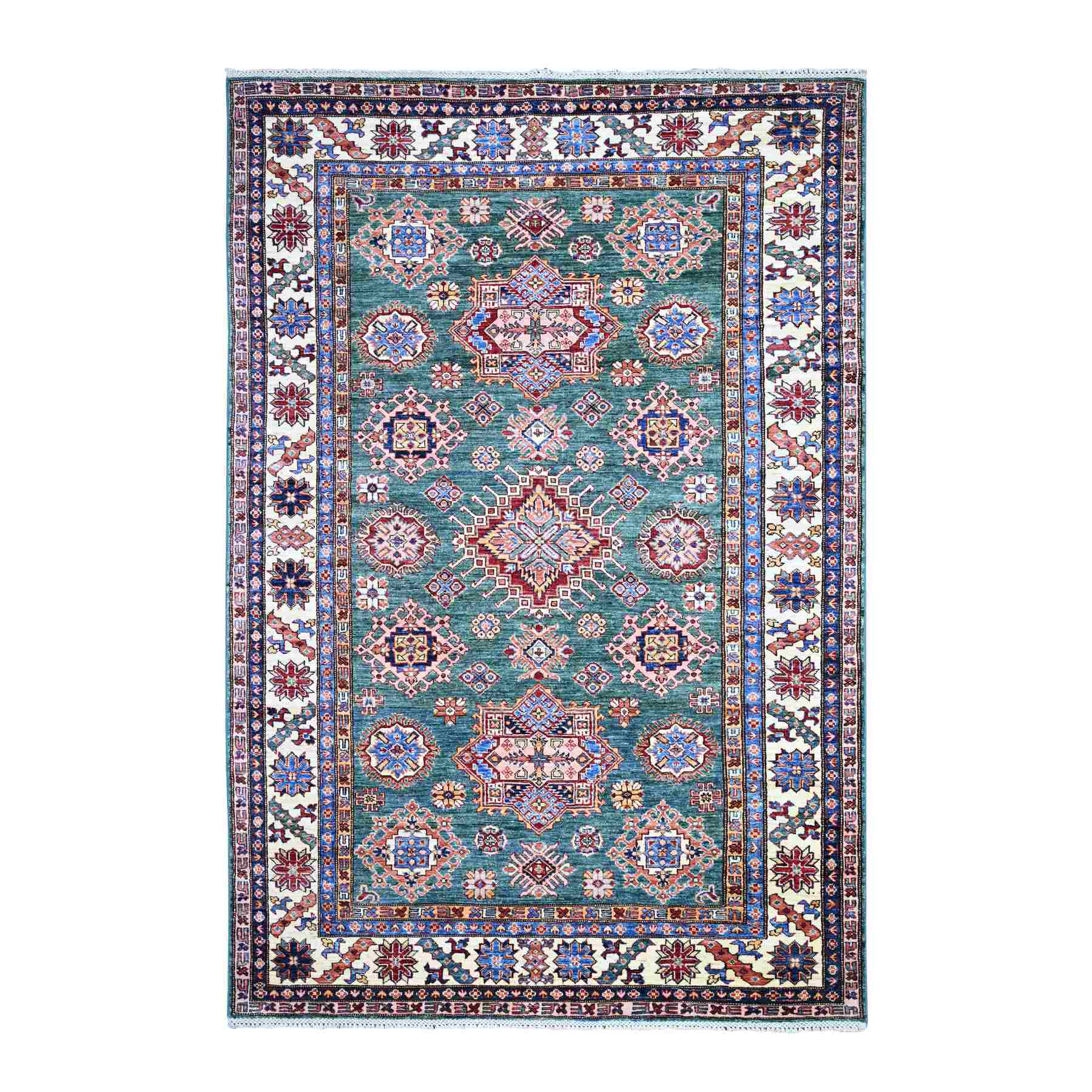 Kazak-Hand-Knotted-Rug-374890